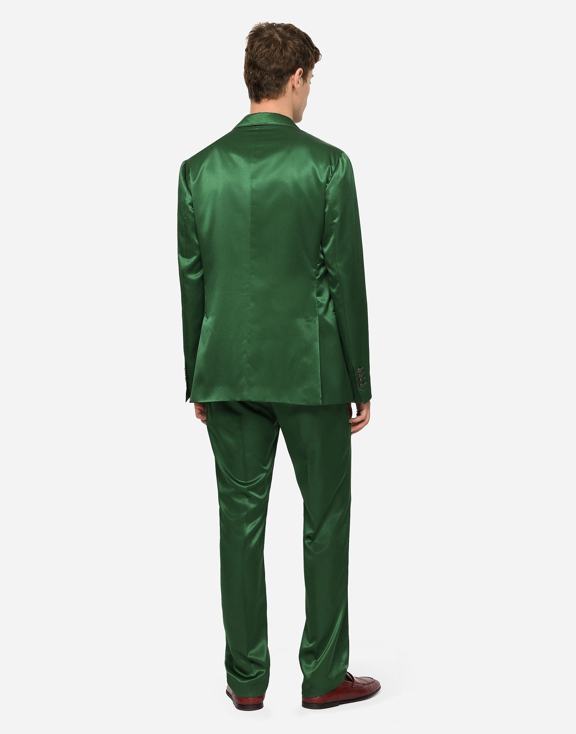 Dolce & Gabbana Tailored Double-Breasted Satin Blazer