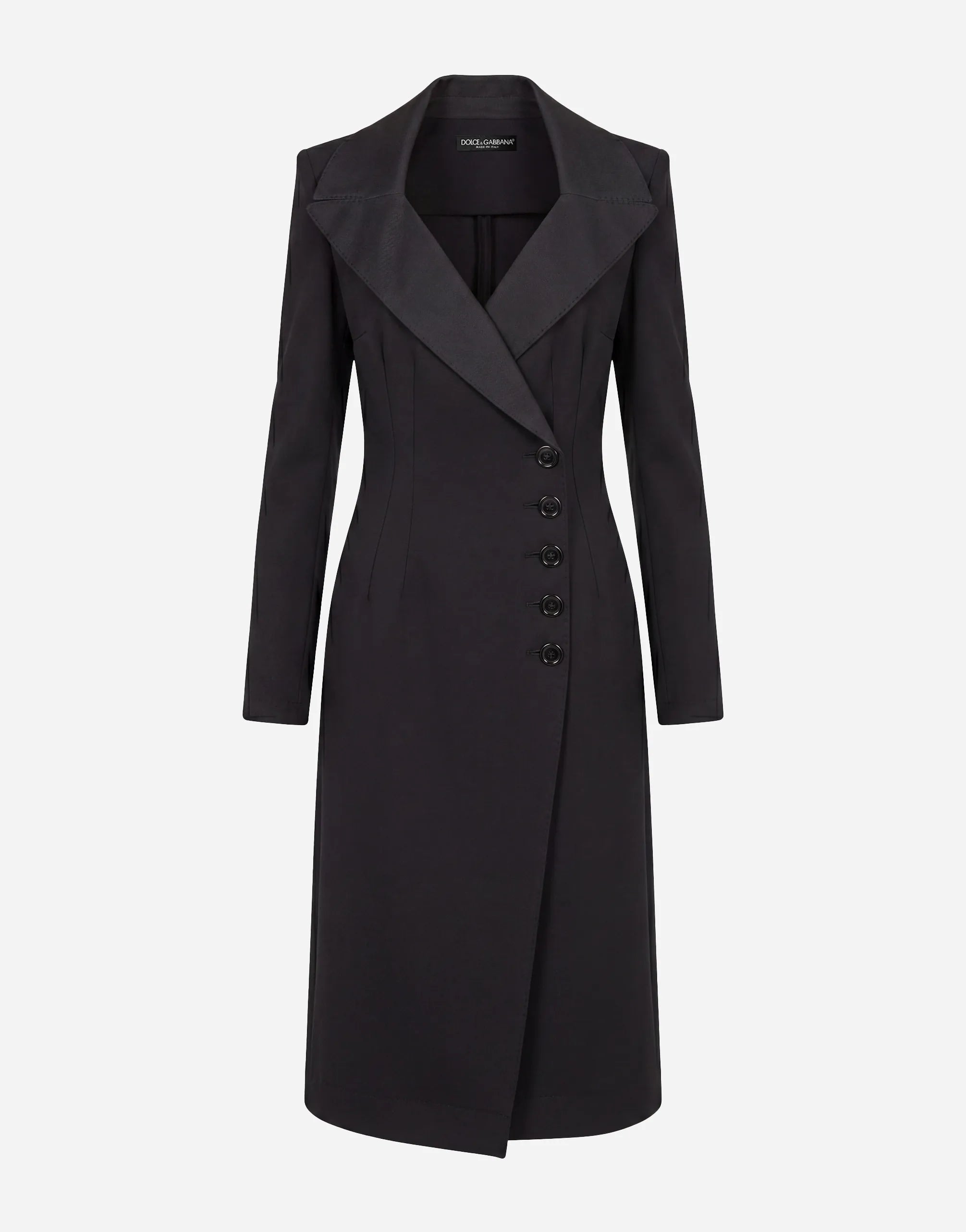 Dolce & Gabbana Dolce & Gabbana Tailored Midi Blazer Dress With Wide Lapels