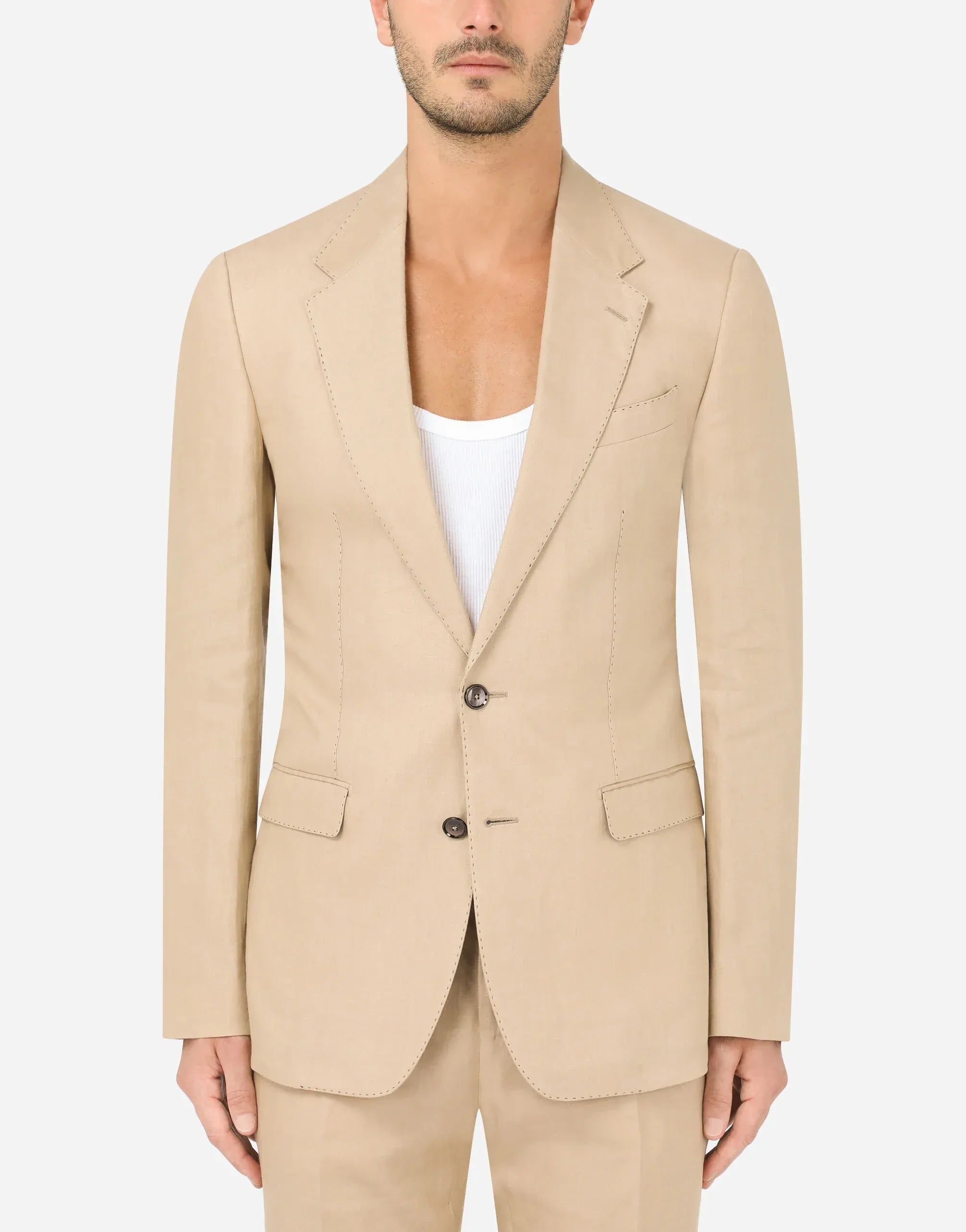 Dolce & Gabbana Taormina-Fit Linen Suit