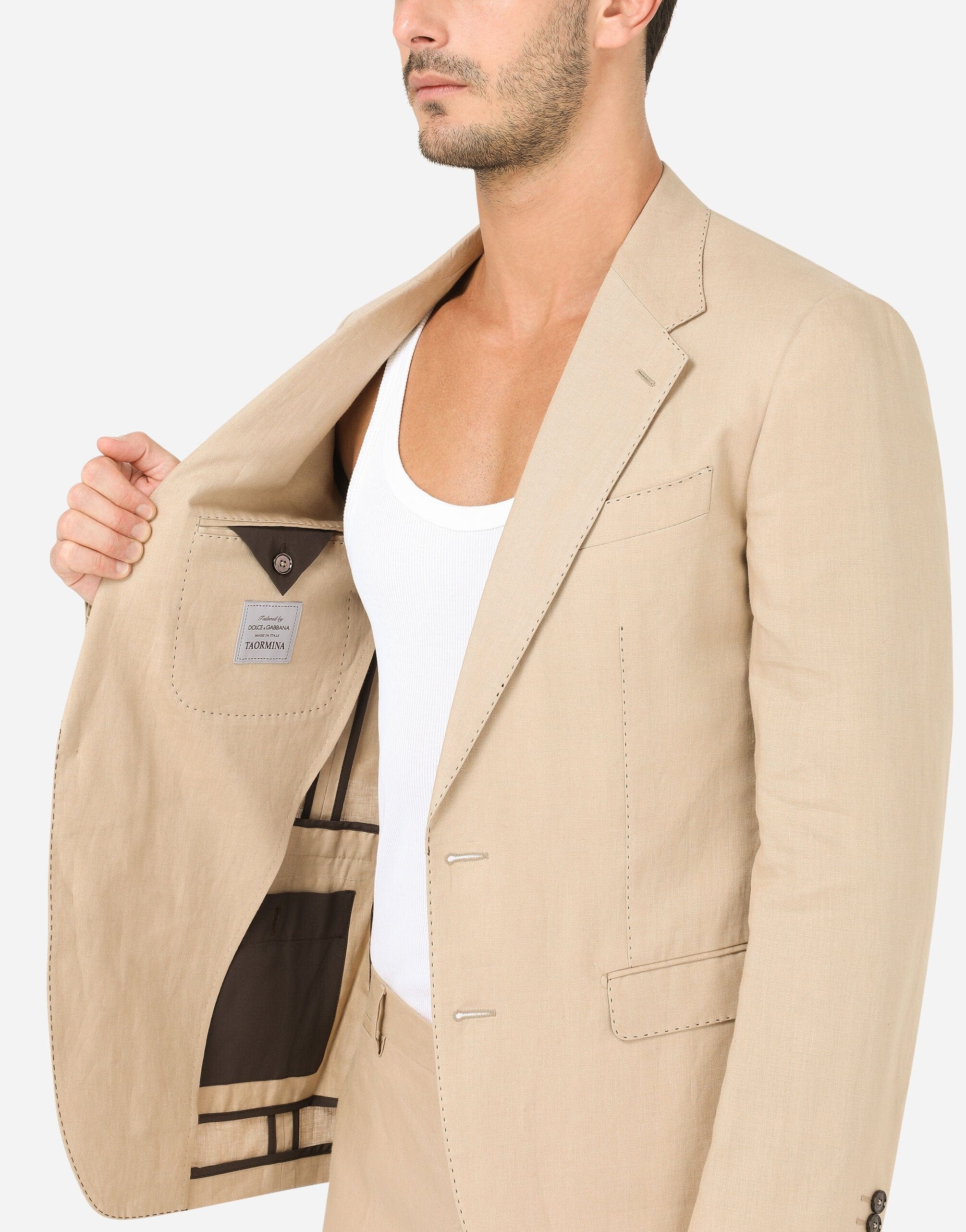 Dolce & Gabbana Taormina-Fit Linen Suit