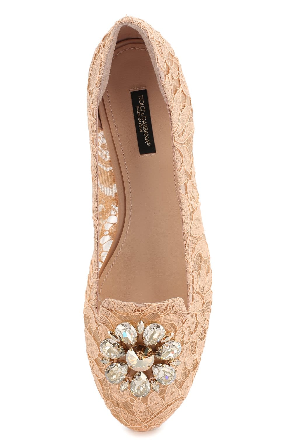 Dolce & Gabbana Taormina Vally Crystal-Embellished Slippers
