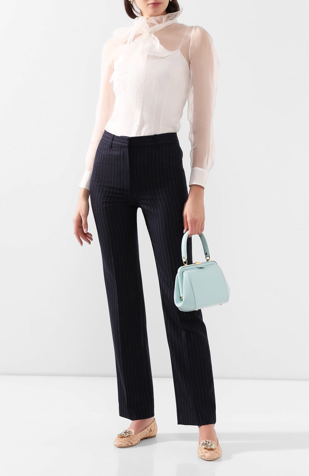 Dolce & Gabbana Taormina Vally Crystal-Embellished Slippers