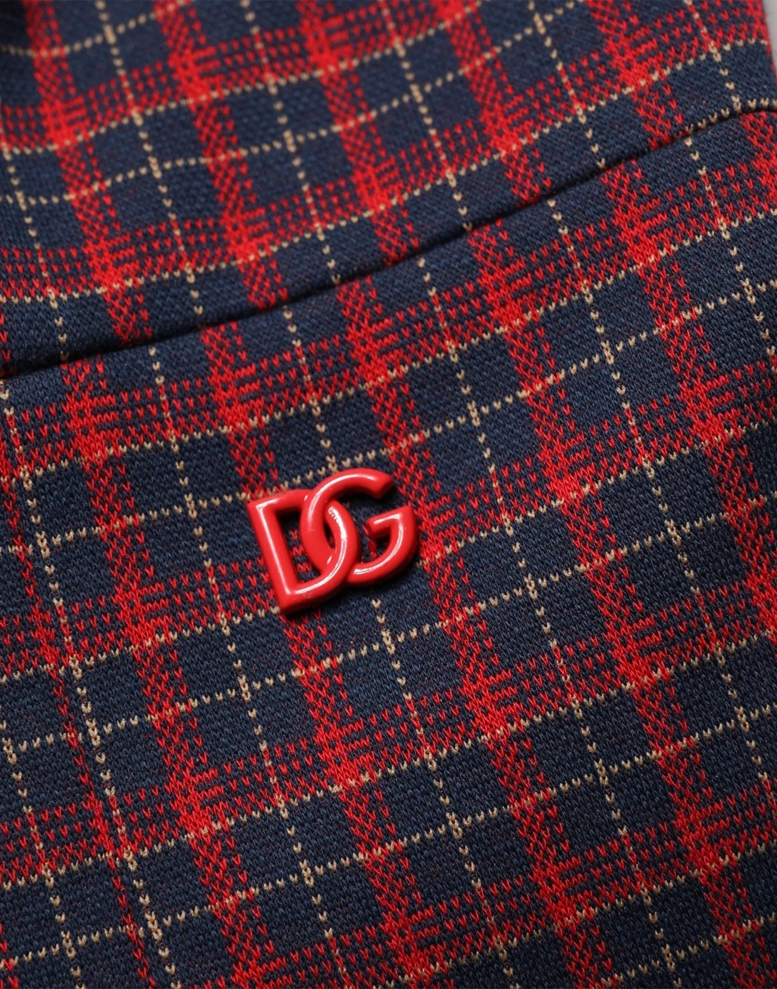 Dolce & Gabbana Tartan Check A-Line Dress