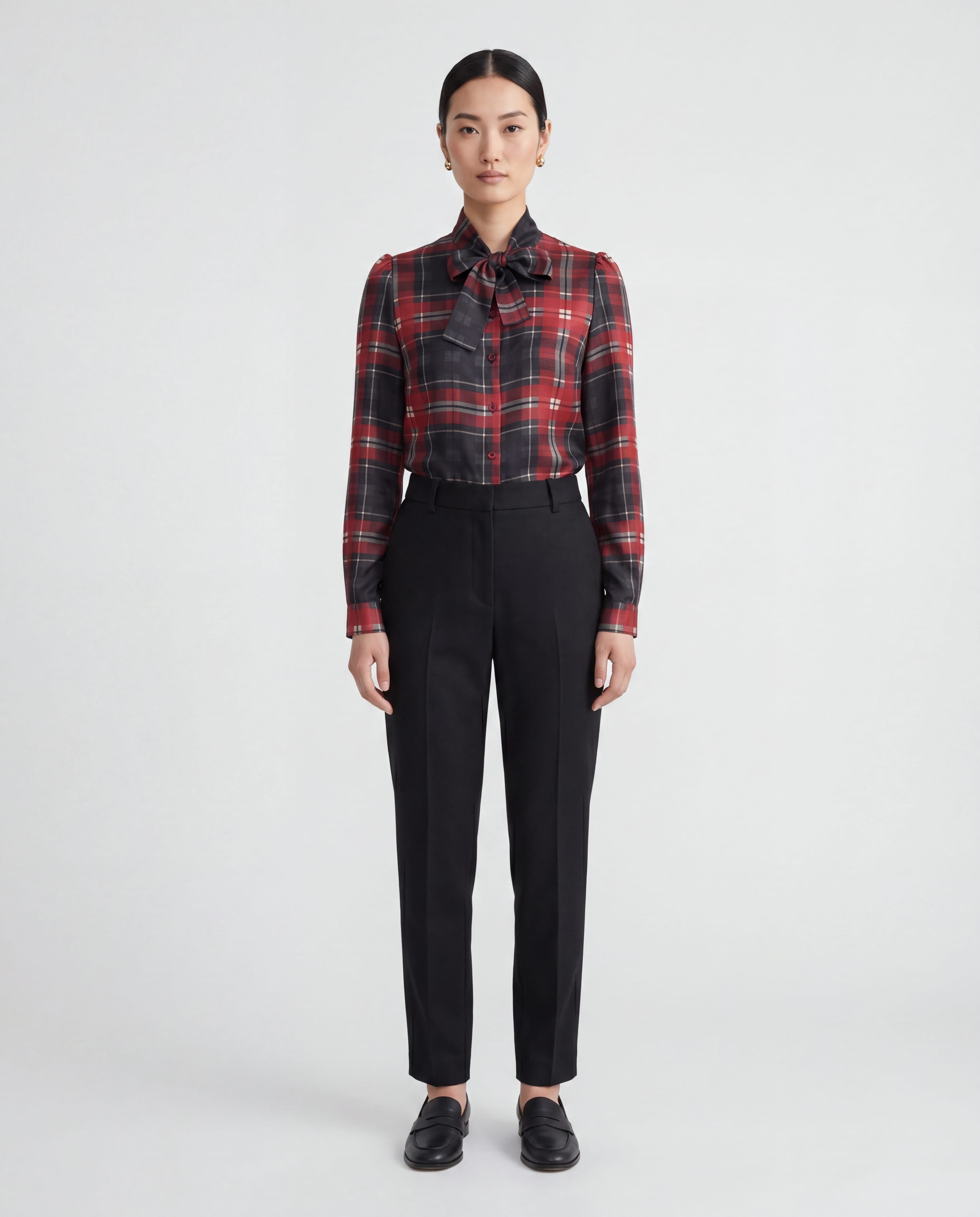 Dolce & Gabbana Tartan Silk Shirt - alternate view