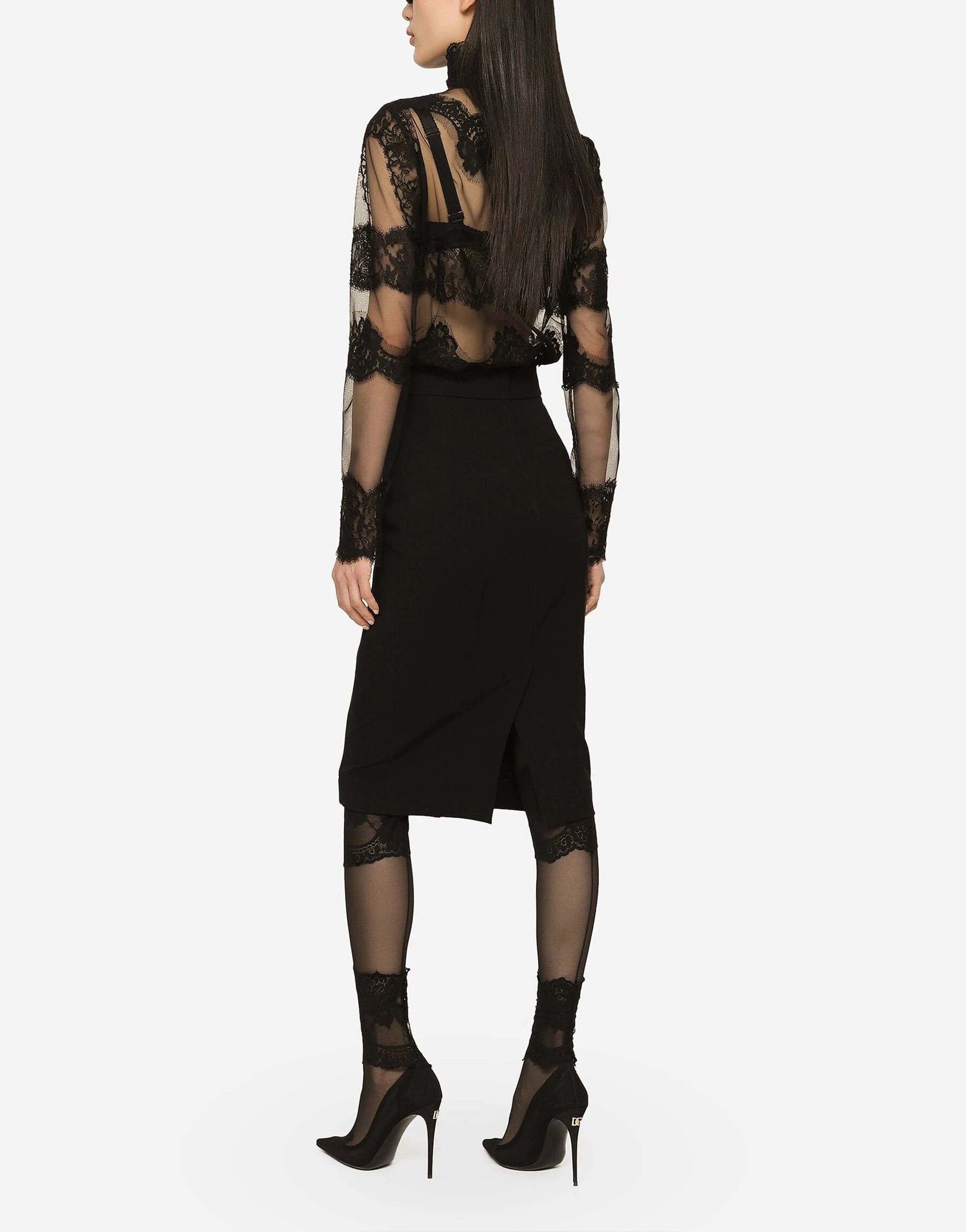 Dolce & Gabbana Technical Pencil Skirt