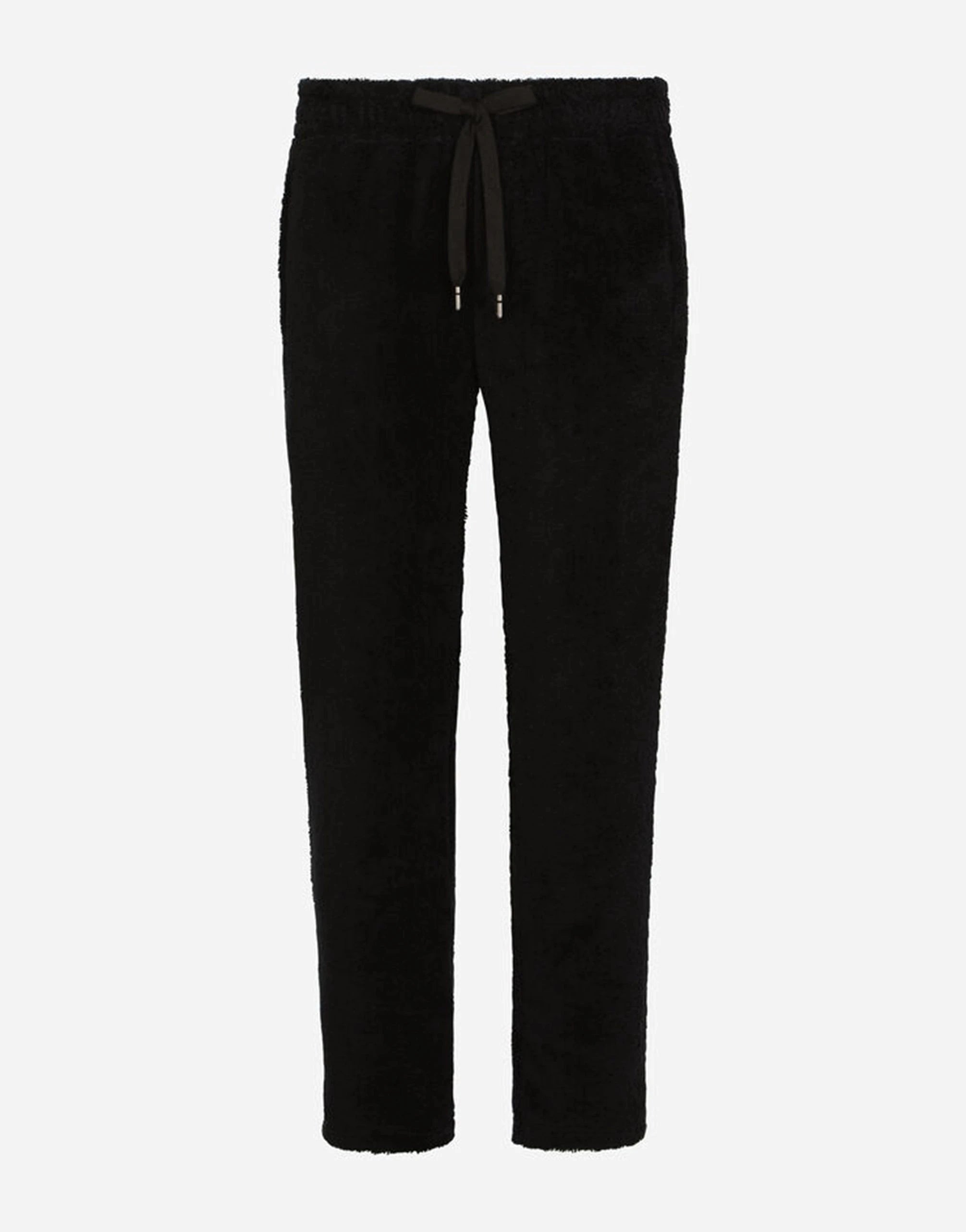 Dolce & Gabbana Terrycloth Logo-Plaque Track Pants
