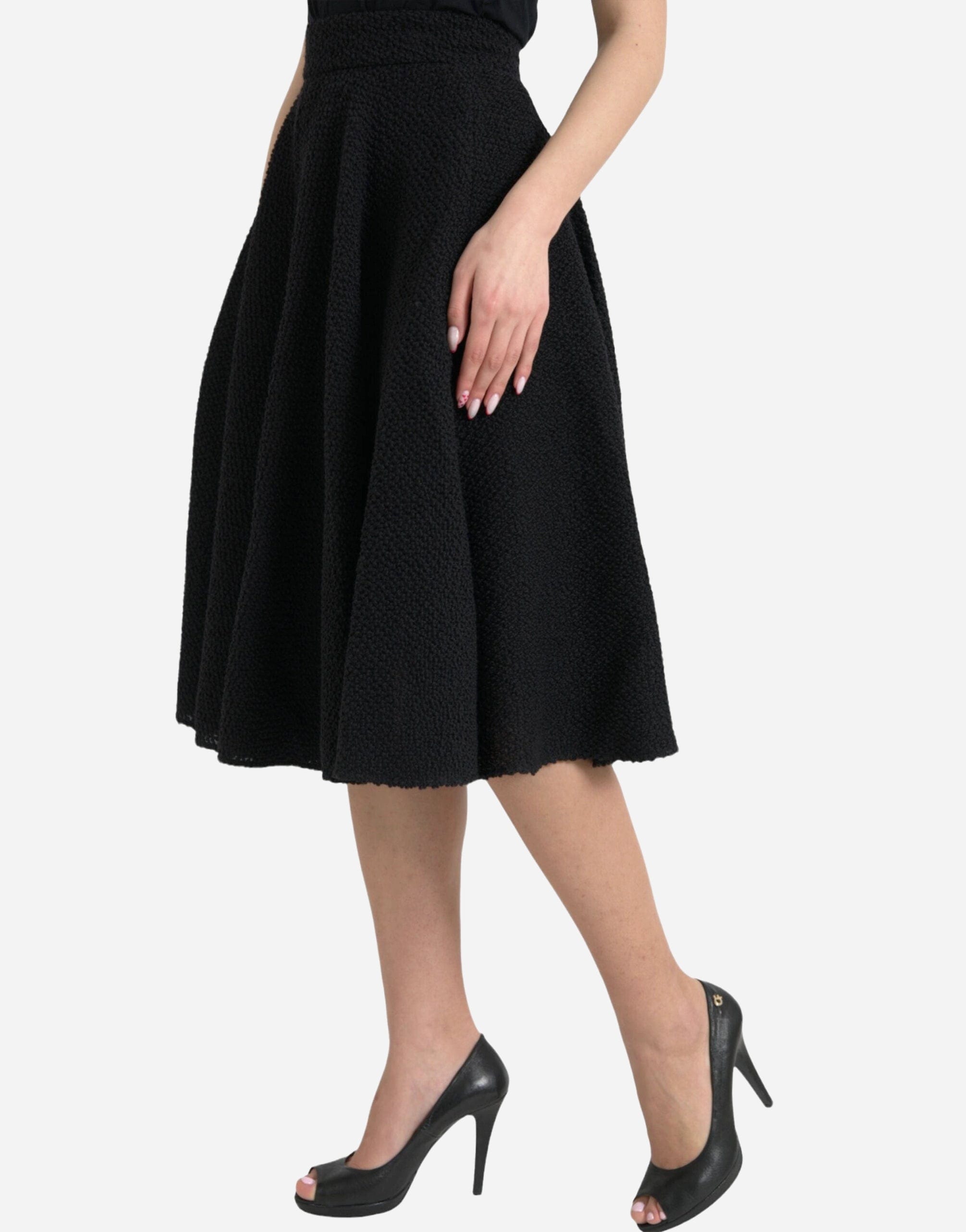 Dolce & Gabbana Textured Midi Skirt