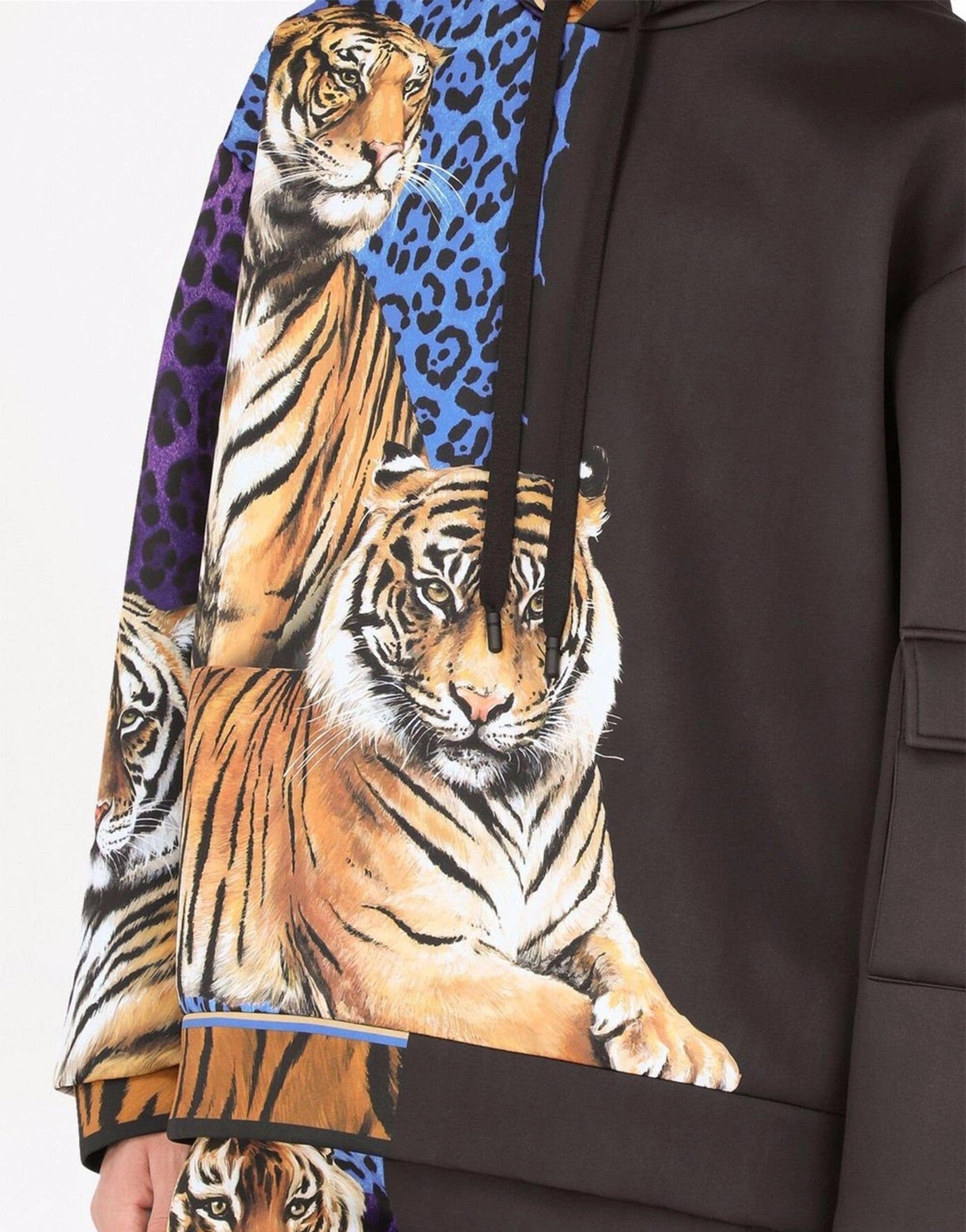 Dolce & Gabbana Tiger-Print Hoodie