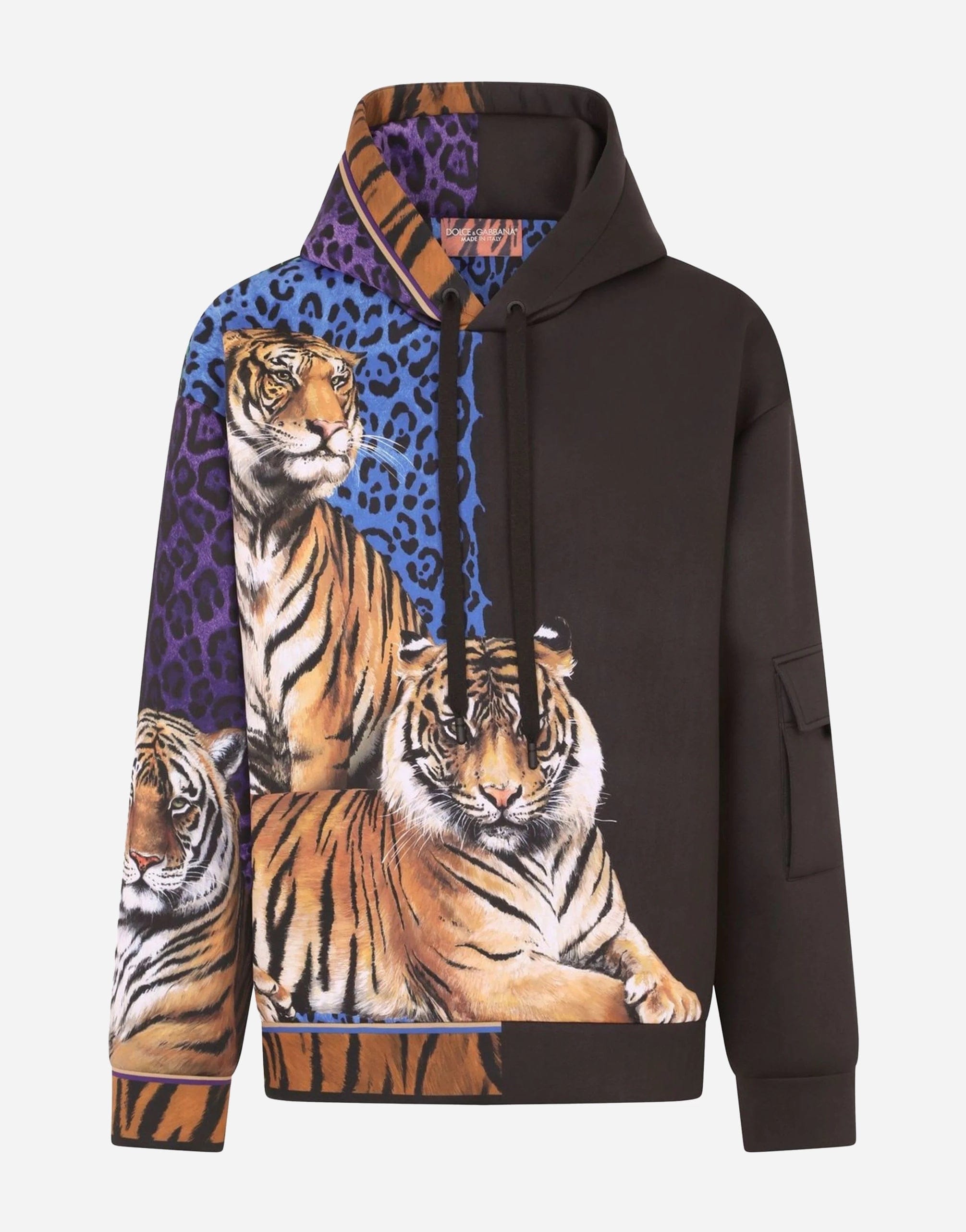 Dolce & Gabbana Tiger-Print Hoodie