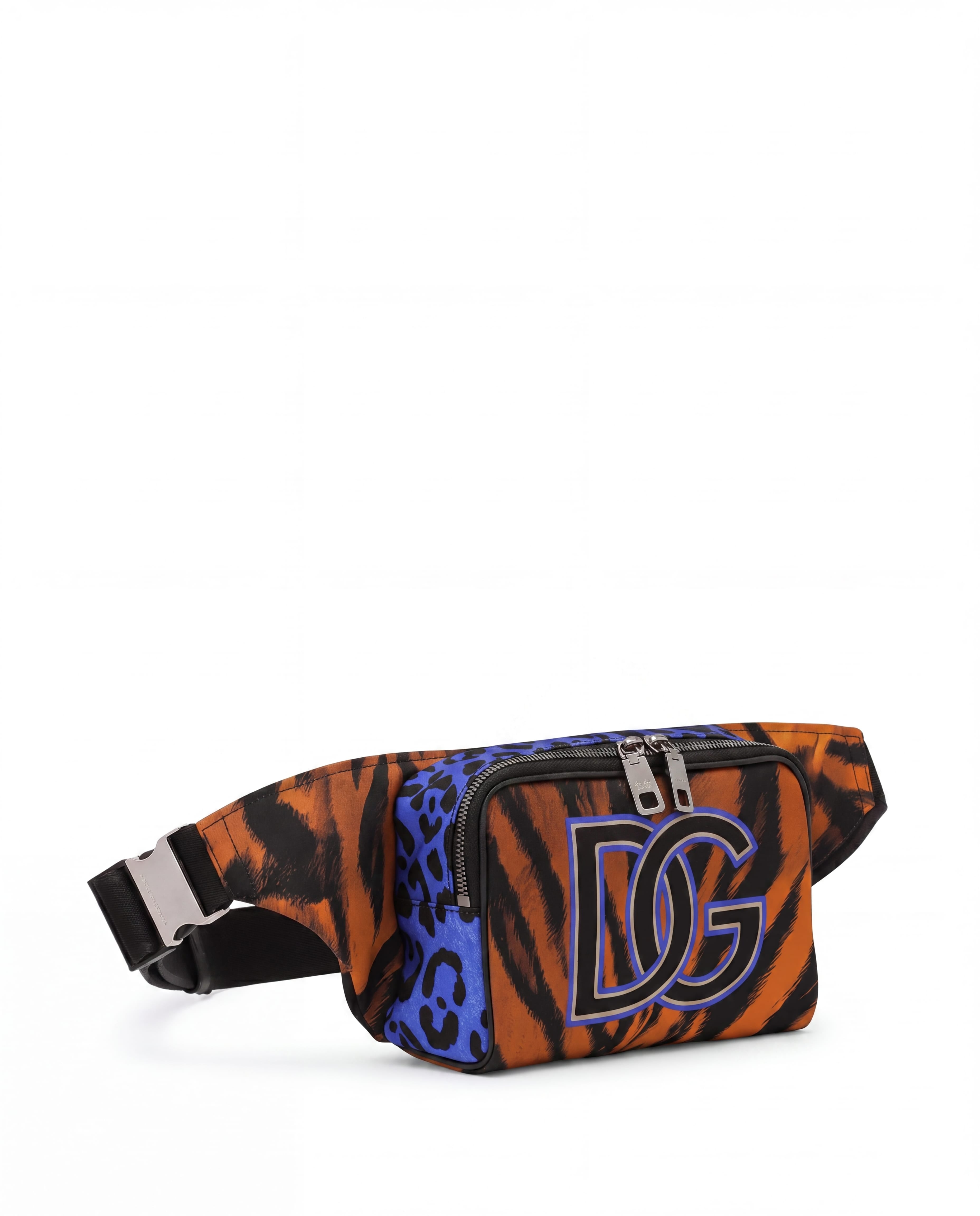 Dolce & Gabbana Dolce & Gabbana Tiger-Print Logo Belt Bag