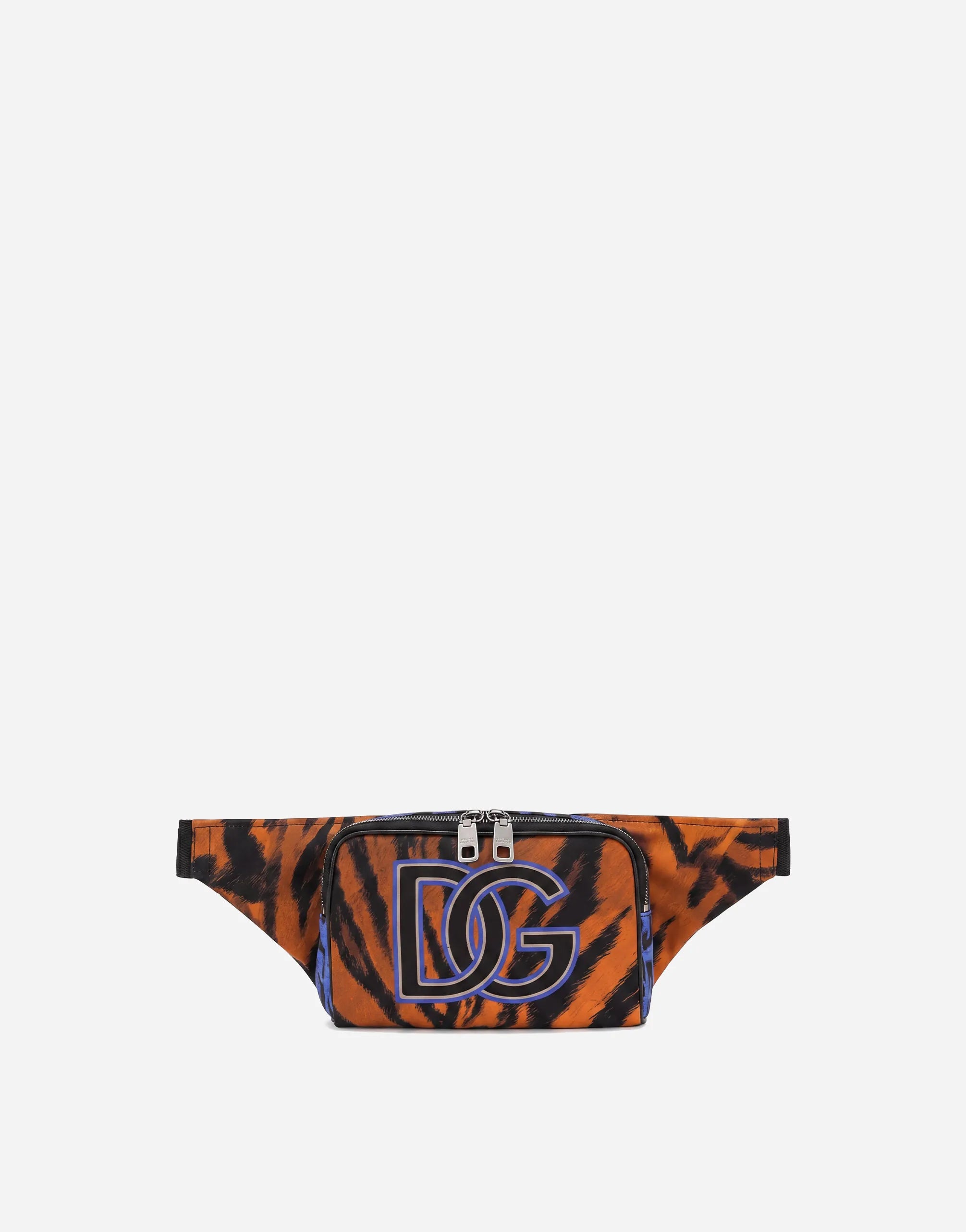 Dolce & Gabbana Dolce & Gabbana Tiger-Print Logo Belt Bag
