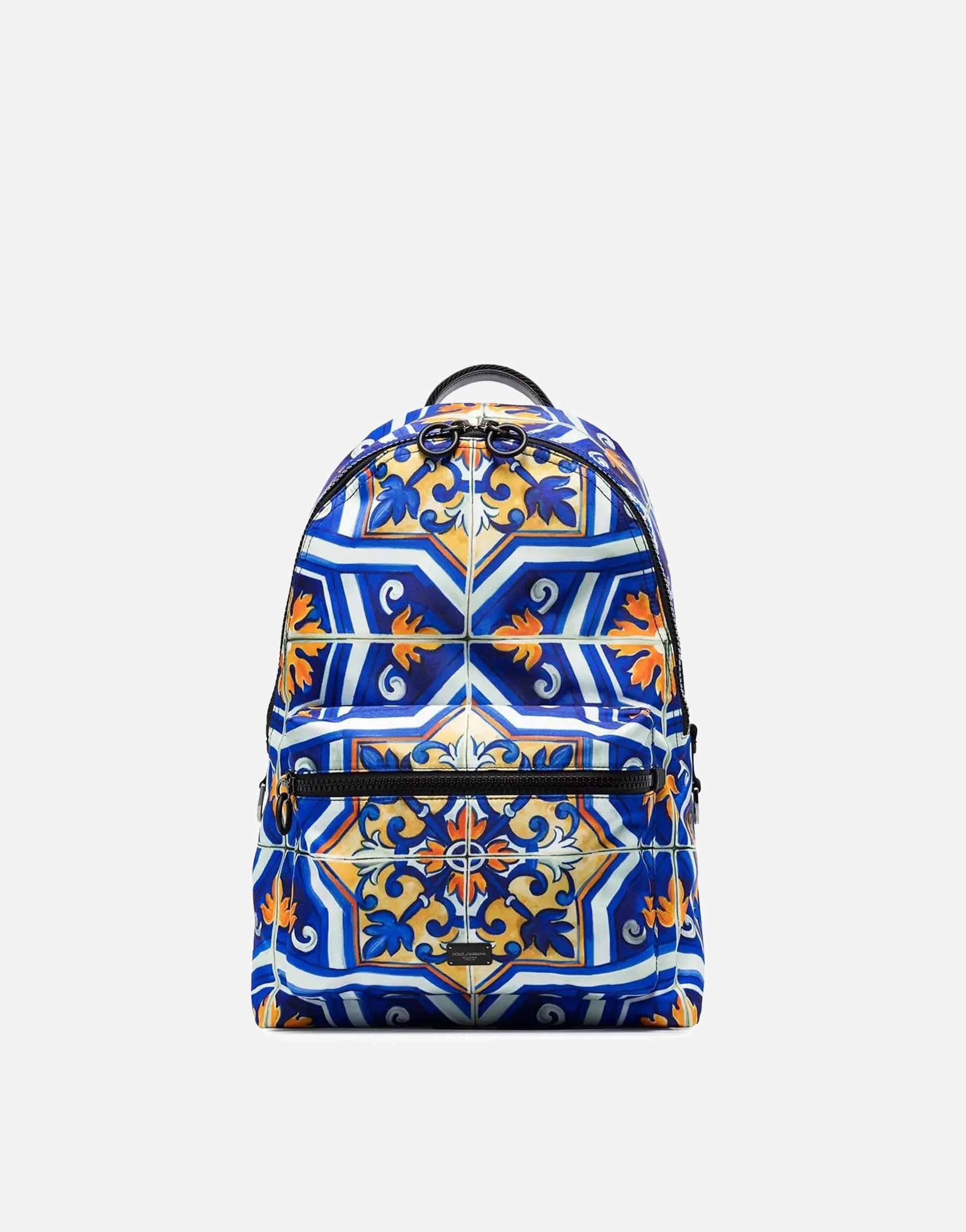 Dolce & Gabbana Tile-Print Backpack
