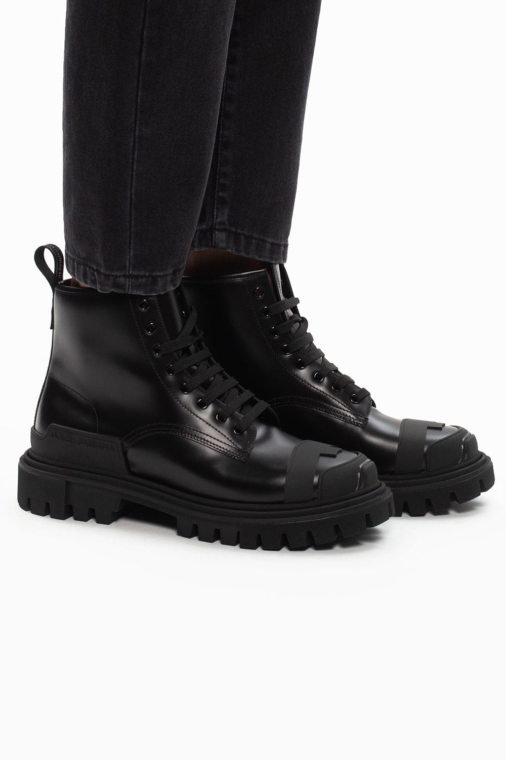 Dolce & Gabbana Trekking Biker Ankle Boots