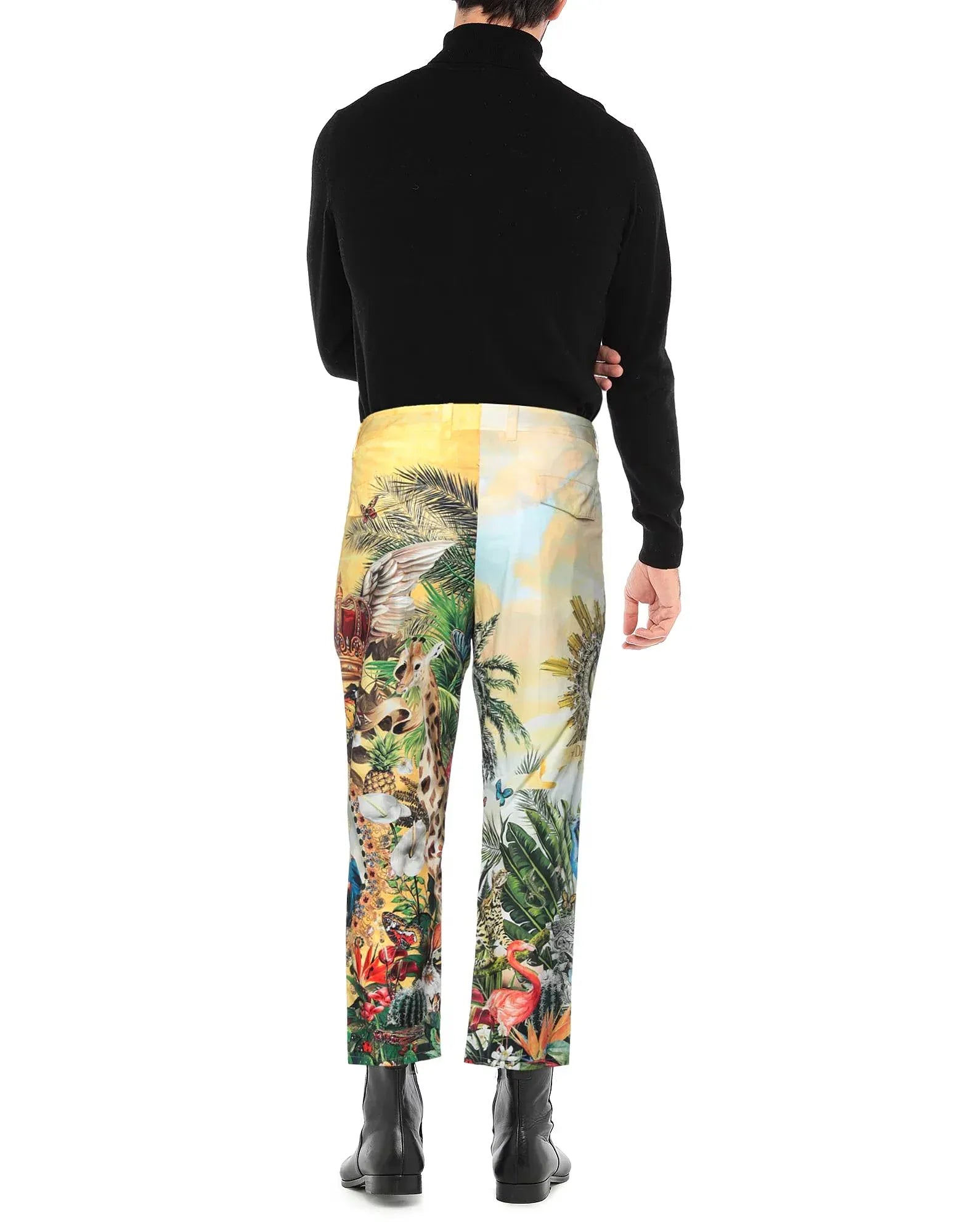 Dolce & Gabbana Tropical King Print Trousers
