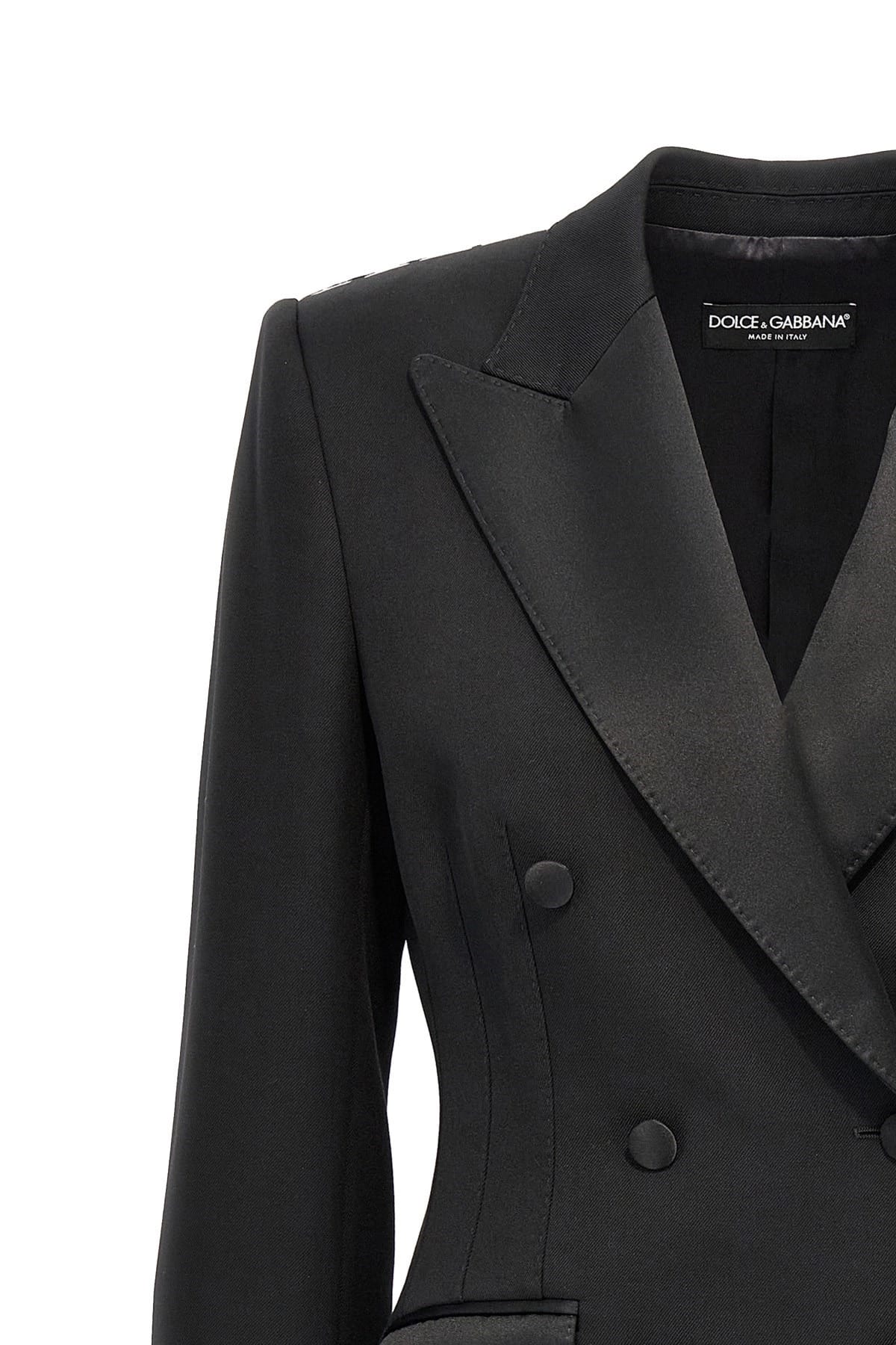 Dolce & Gabbana Dolce & Gabbana Turlington Wool Canvas Blazer
