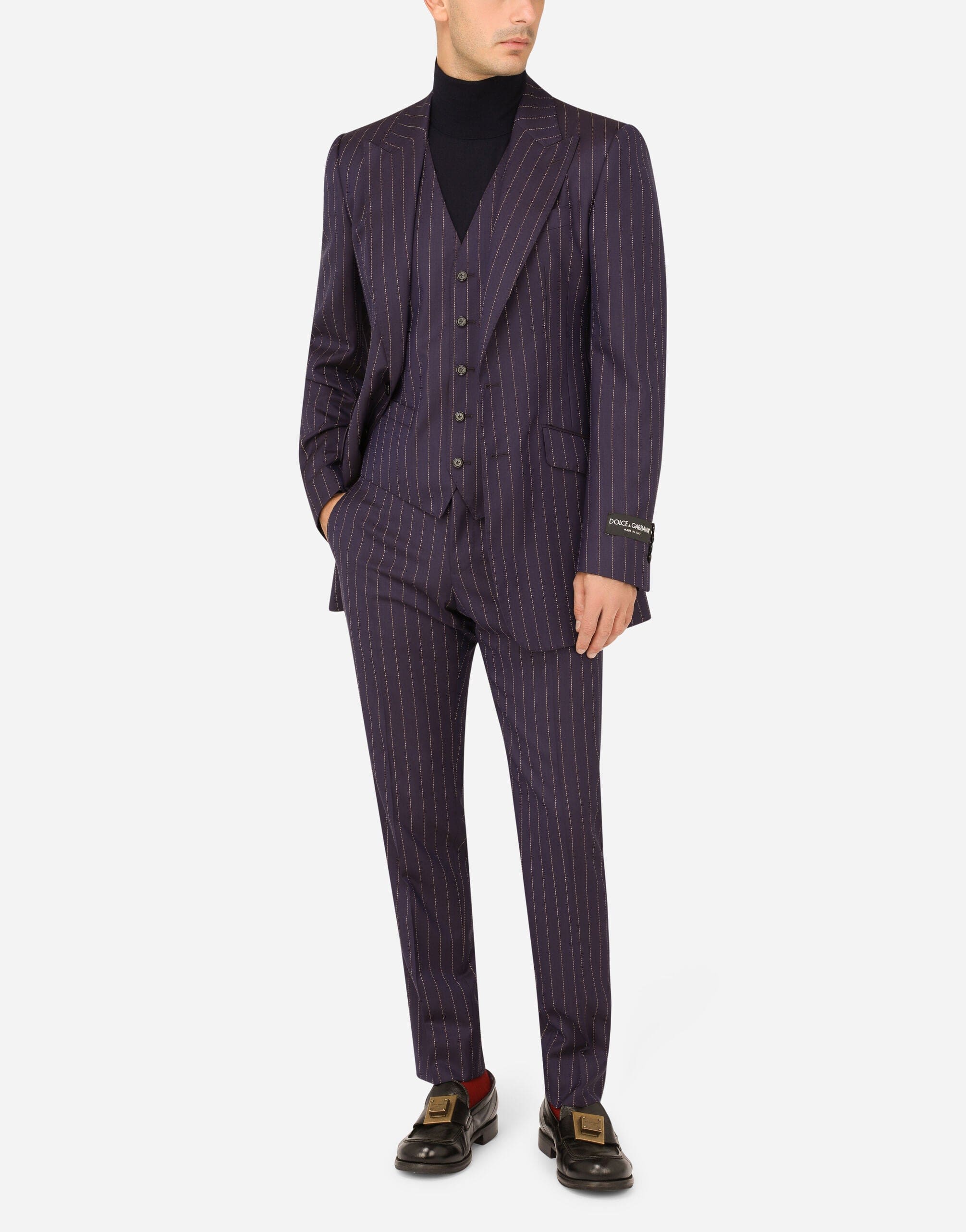 Dolce & Gabbana Turtle-Neck Wool Sweater