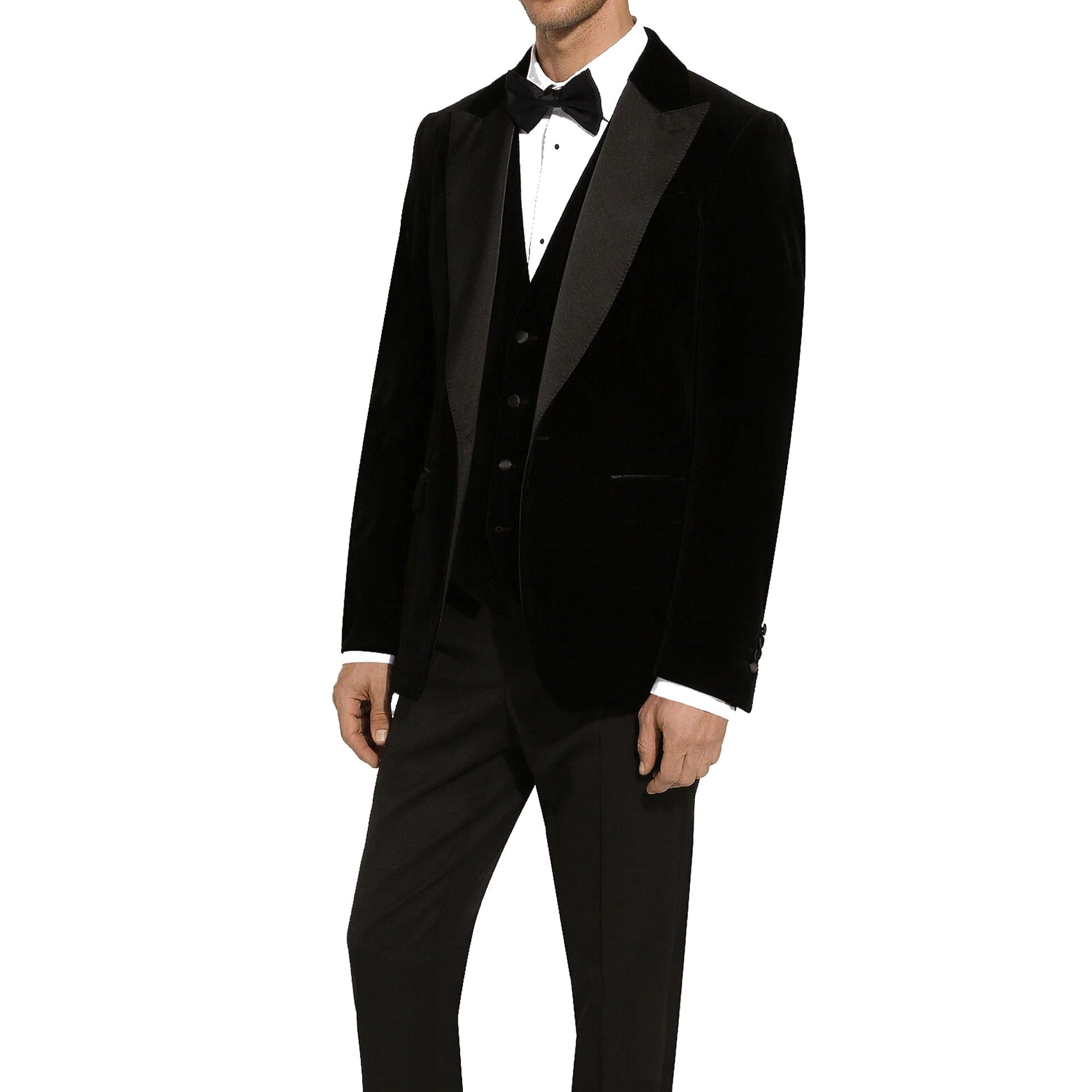 Dolce & Gabbana Tuxedo Velvet Jacket - alternate view