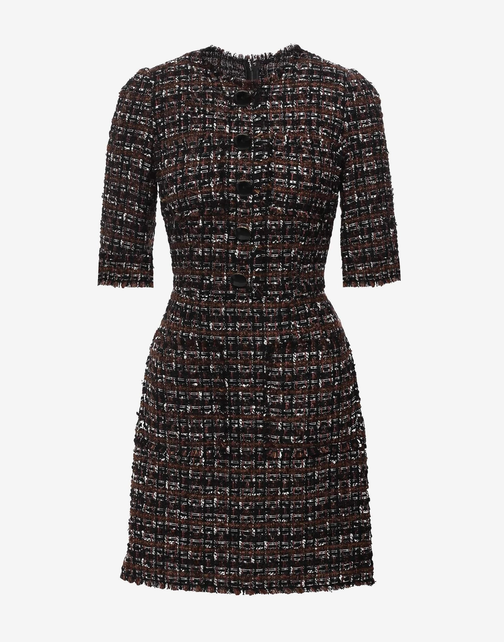 Dolce & Gabbana Tweed Bouclé Dress