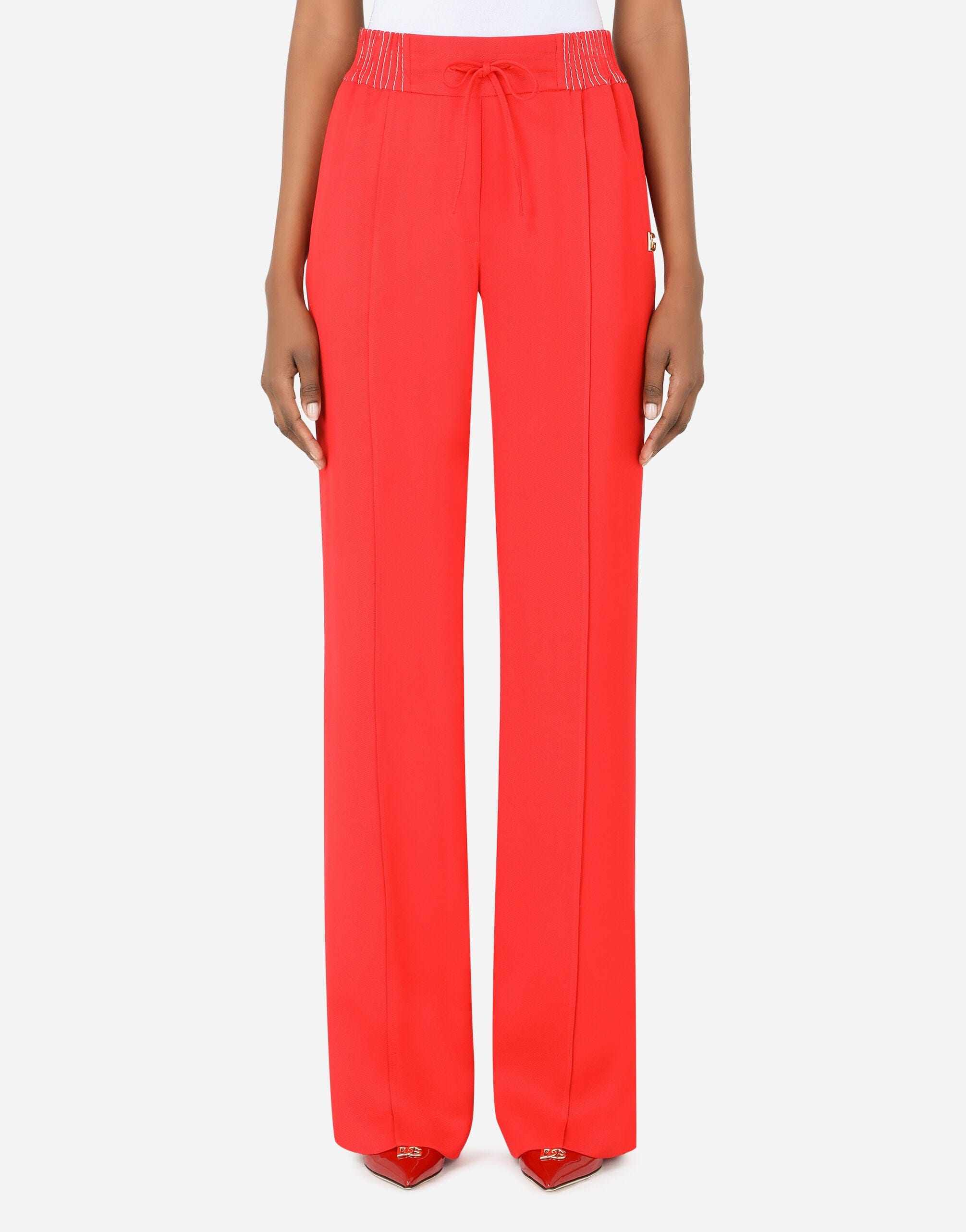 Dolce & Gabbana Twill Palazzo Pants