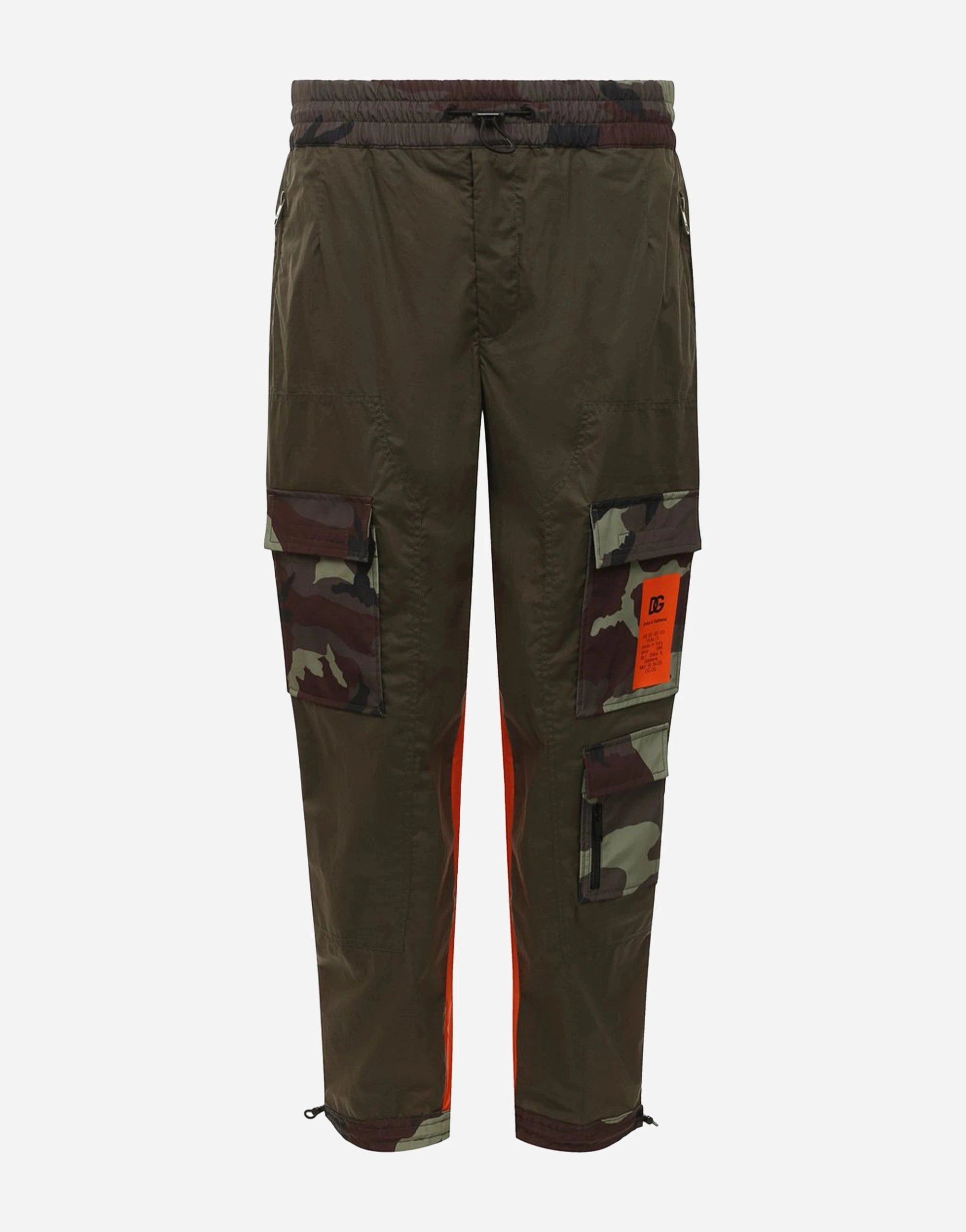 Dolce & Gabbana Two-Tone Camouflage Print Cargo Pants