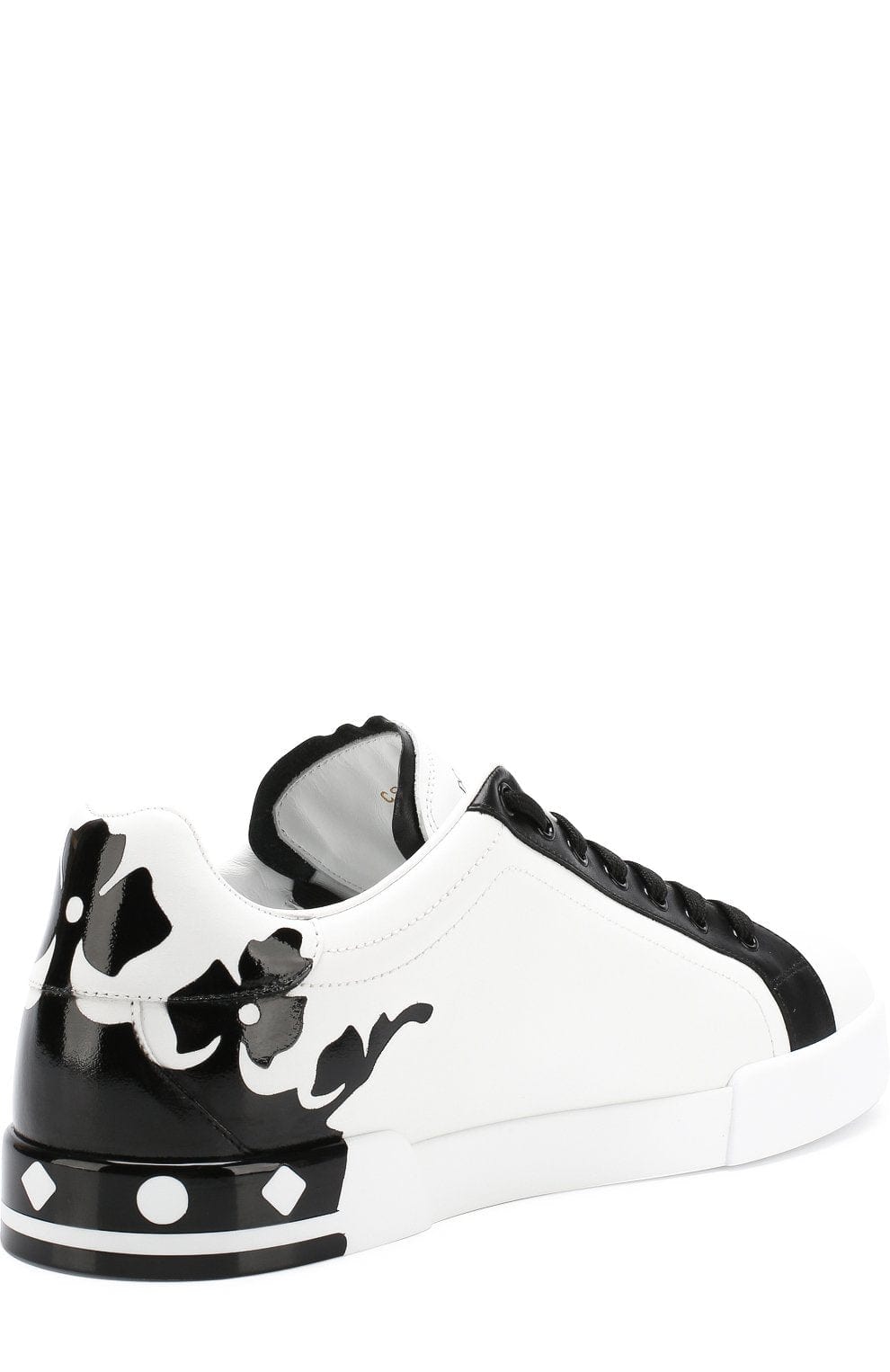 Dolce & Gabbana Two-Tone Leather Portofino Sneakers