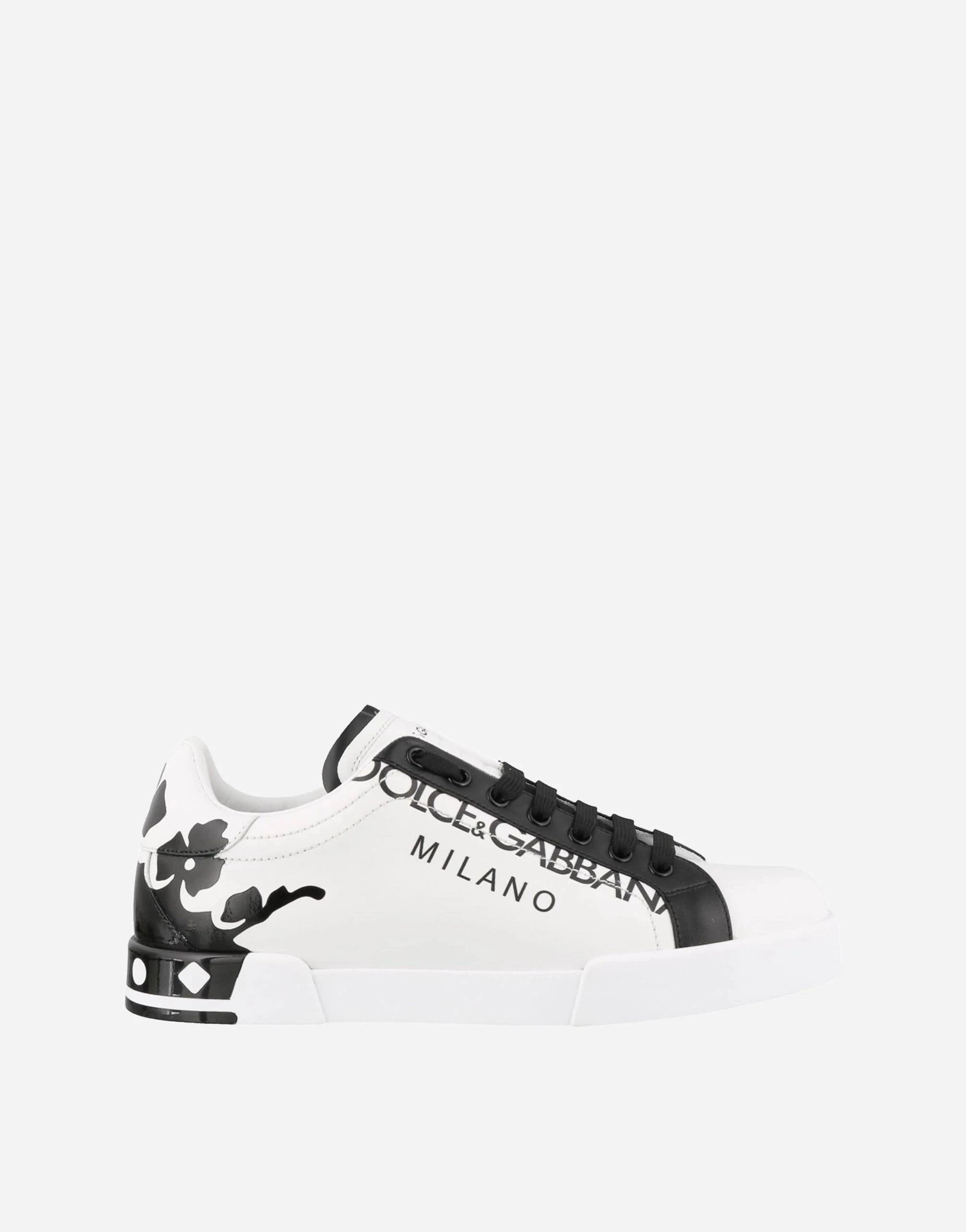 Dolce & Gabbana Two-Tone Leather Portofino Sneakers