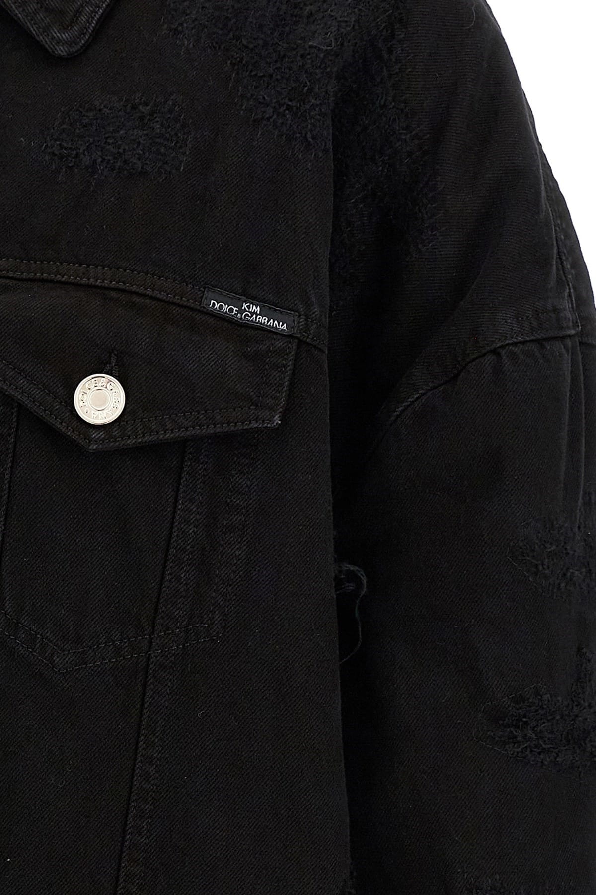 Dolce & Gabbana Dolce & Gabbana Used-Effect Denim Long Jacket