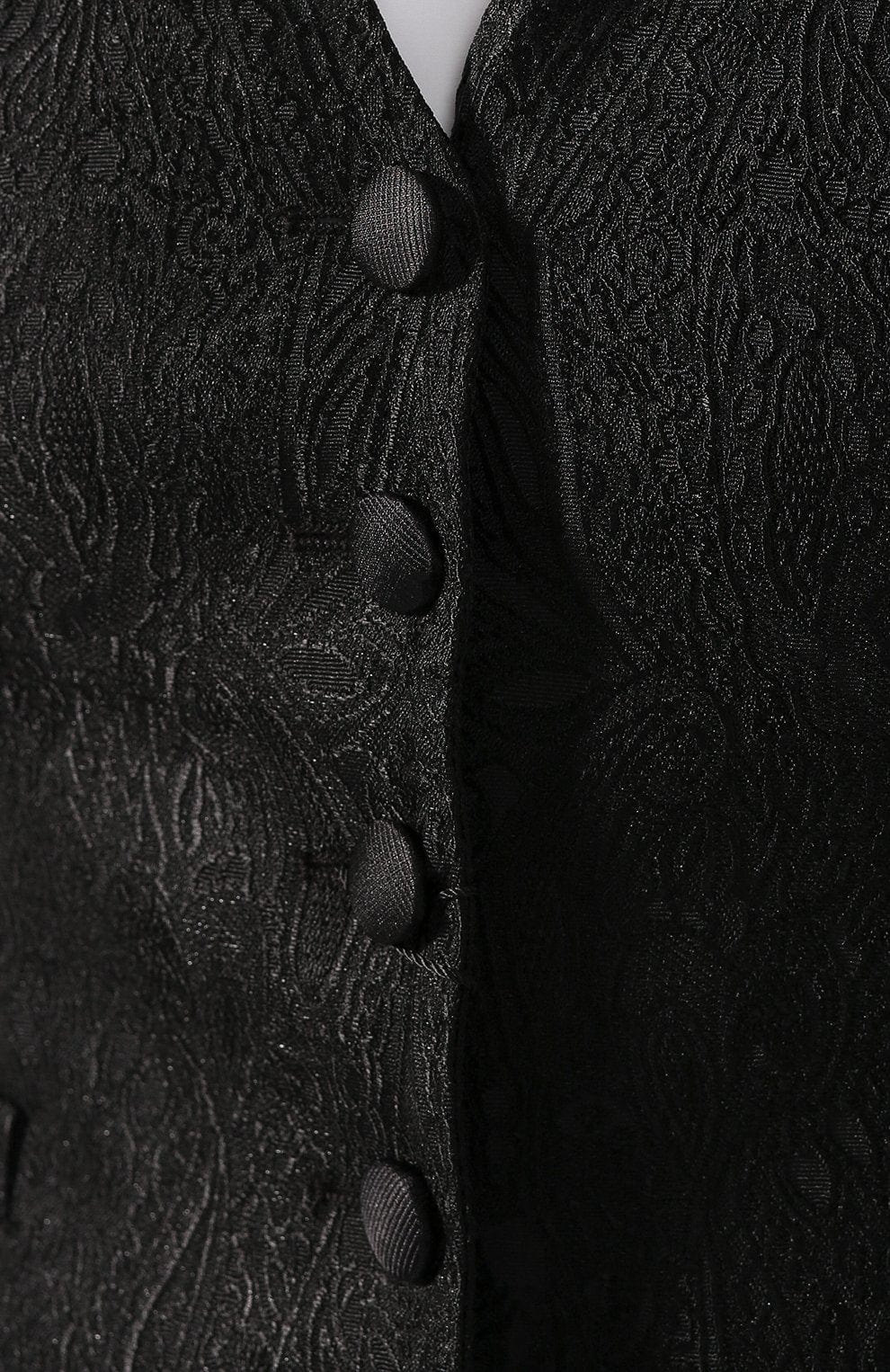 Dolce & Gabbana V-Neck Floral Jacquard Vest