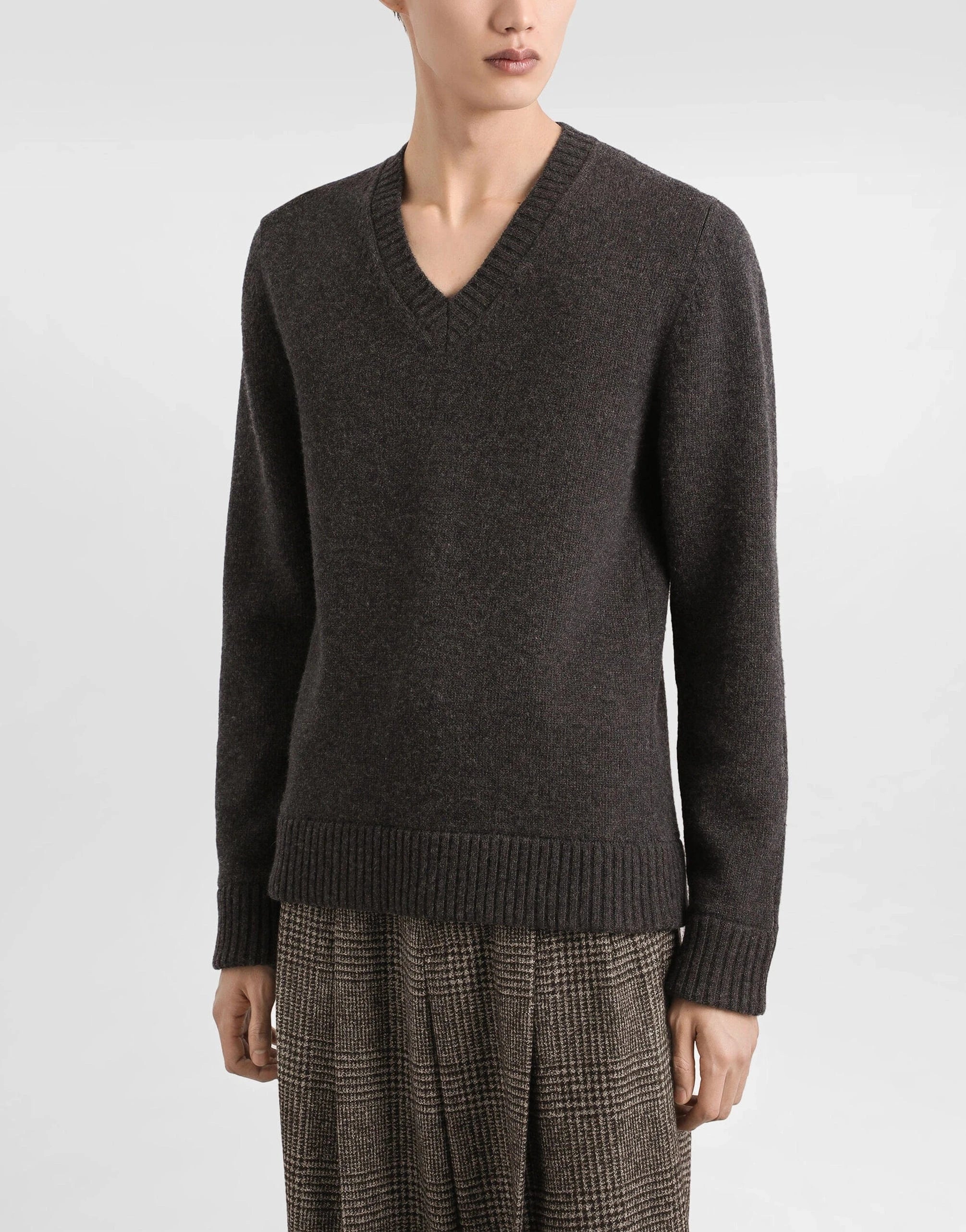Dolce & Gabbana V-Neck Wool Sweater