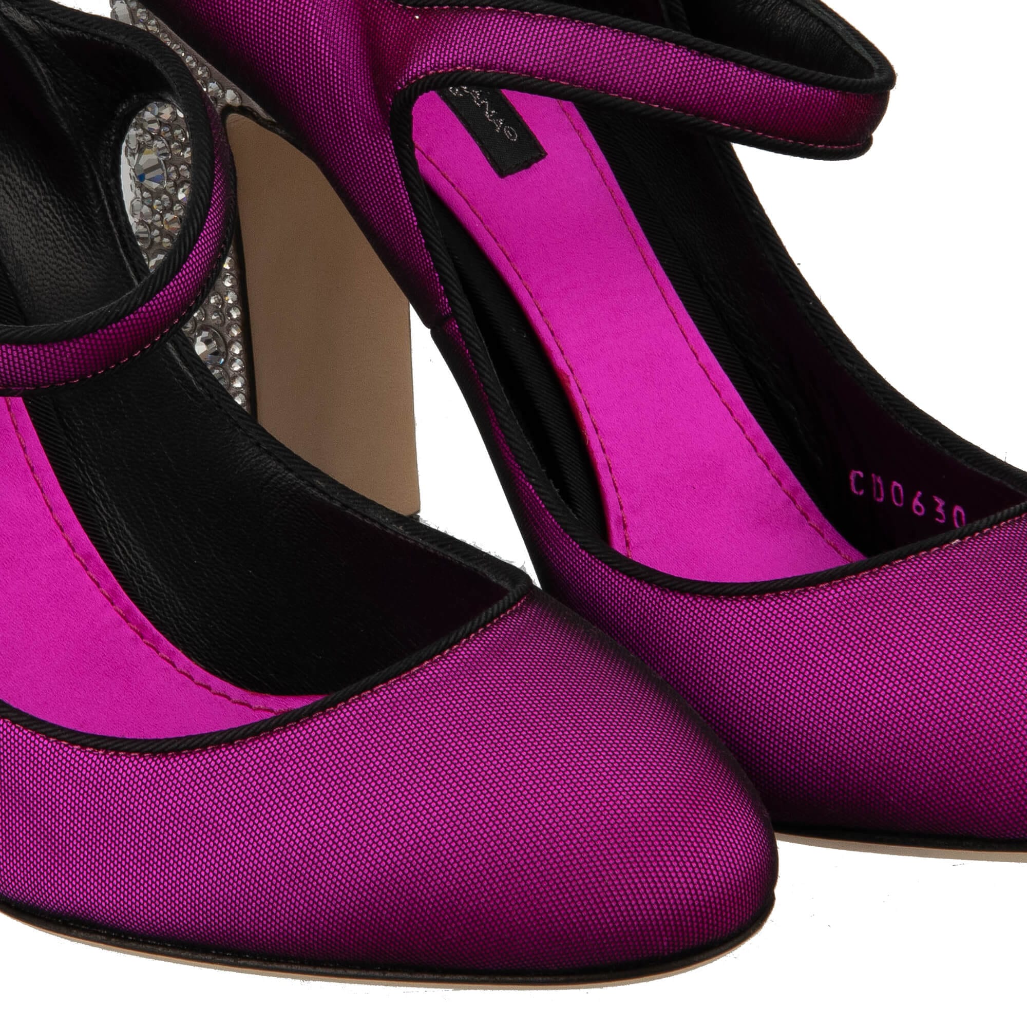 Dolce & Gabbana Vally Crystal-Embellished High-Heel Pumps