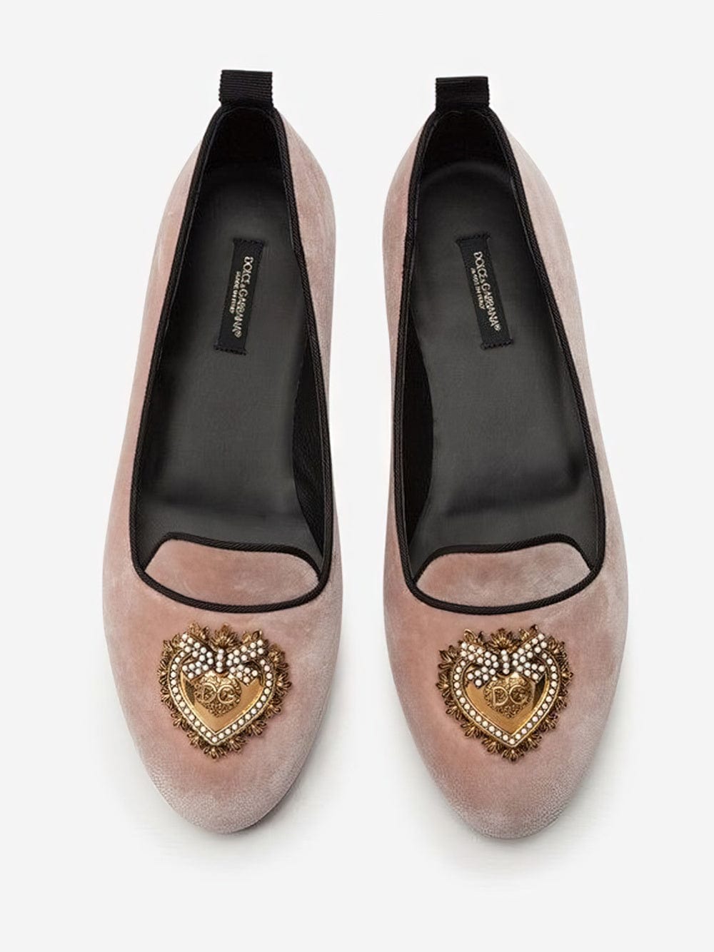 Dolce & Gabbana Velvet Devotion Loafers