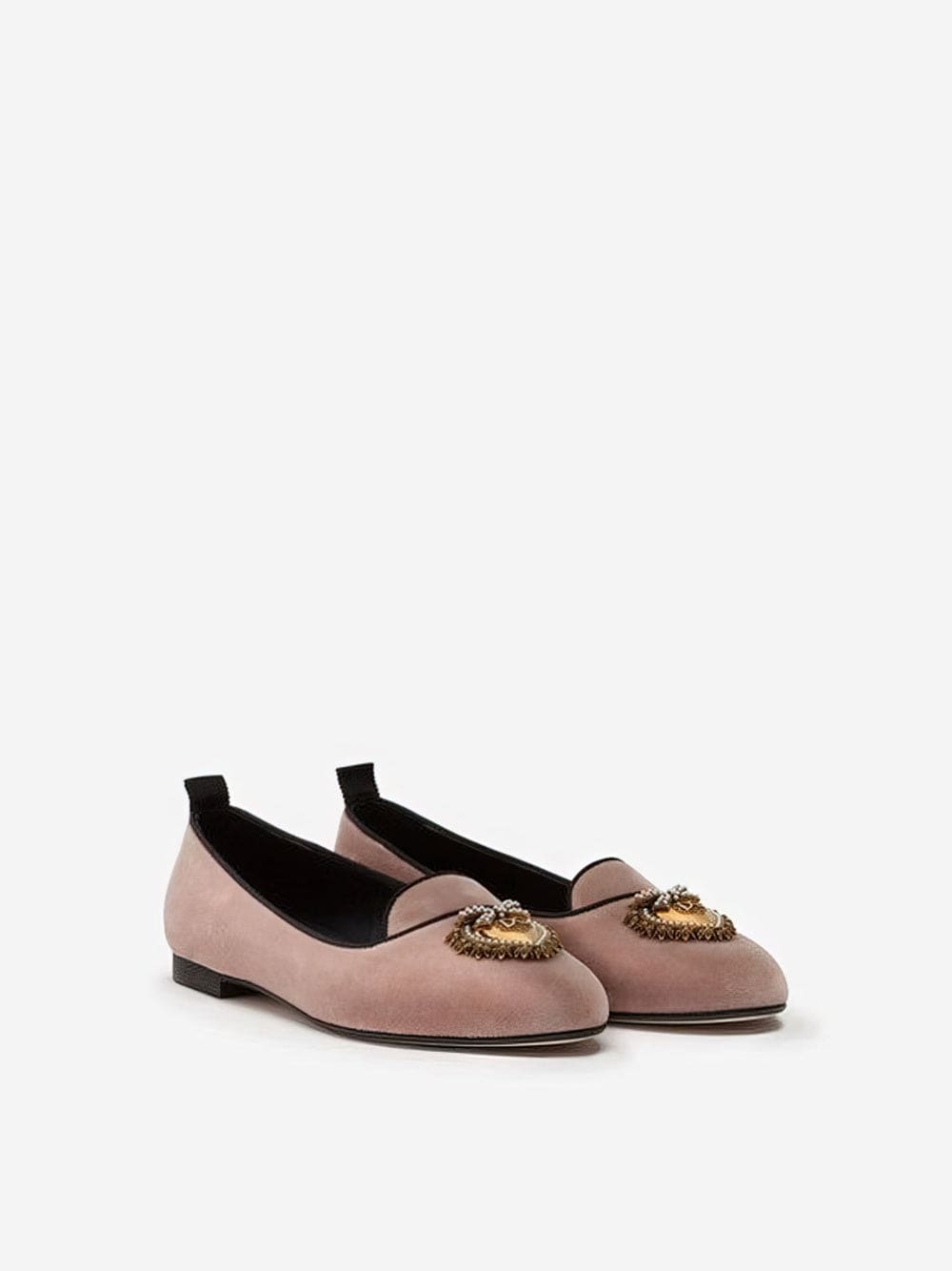 Dolce & Gabbana Velvet Devotion Loafers