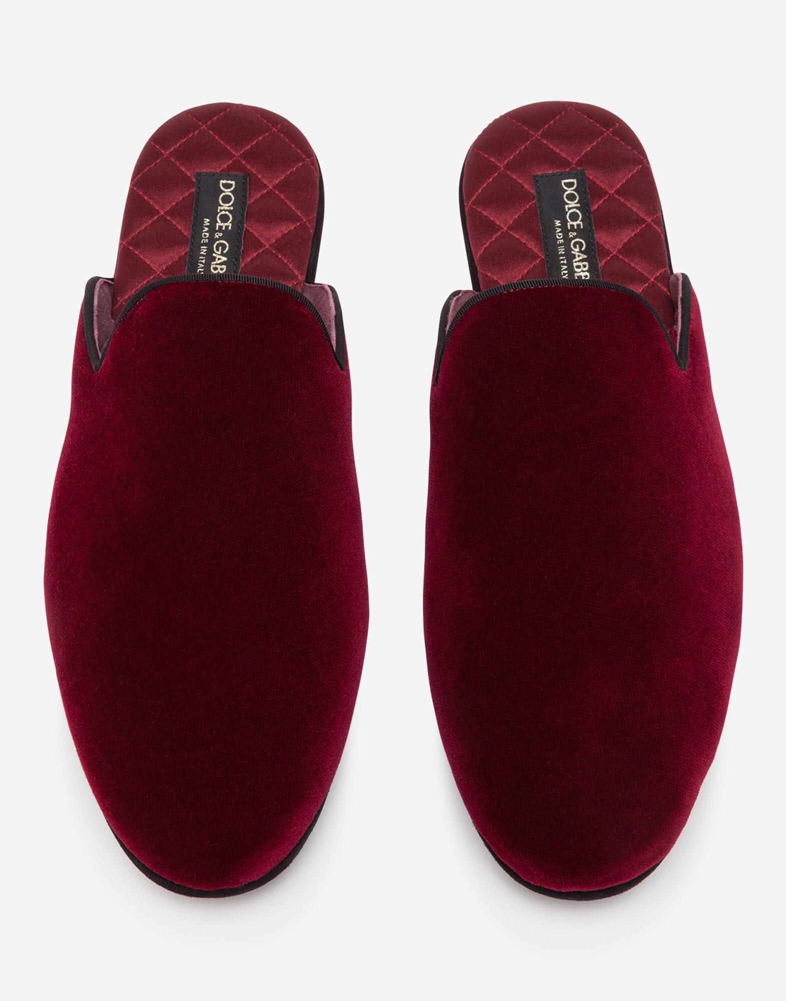 Dolce & Gabbana Dolce & Gabbana Velvet Mule Slippers