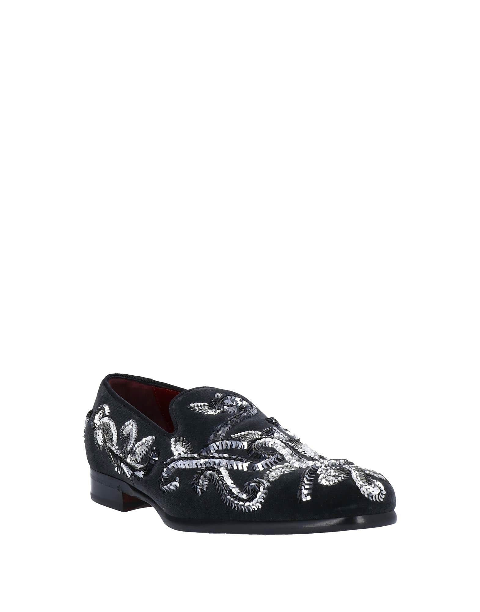 Samt-Loafer mit Pailletten - alternate view