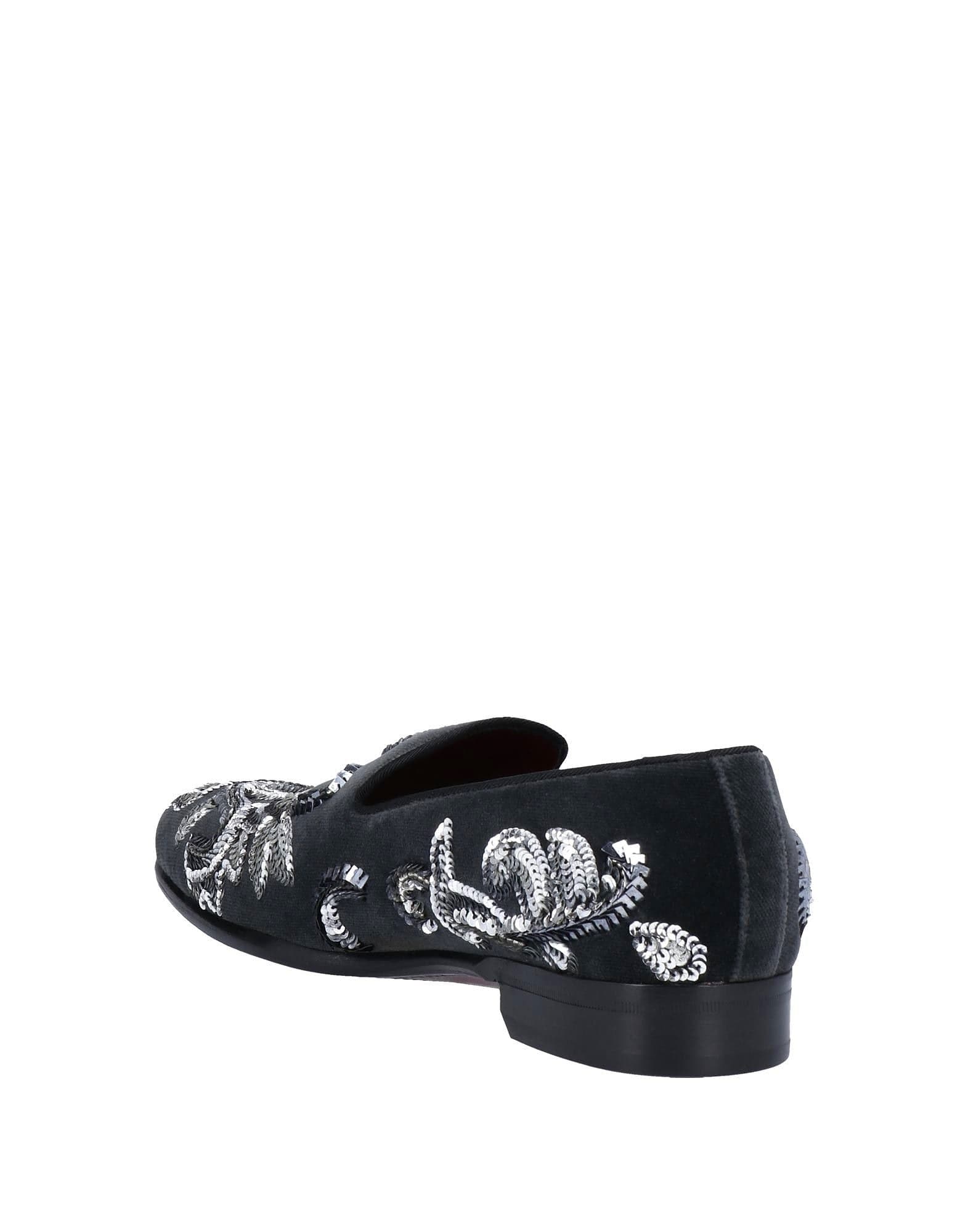 Dolce & Gabbana Velvet Sequined Loafers