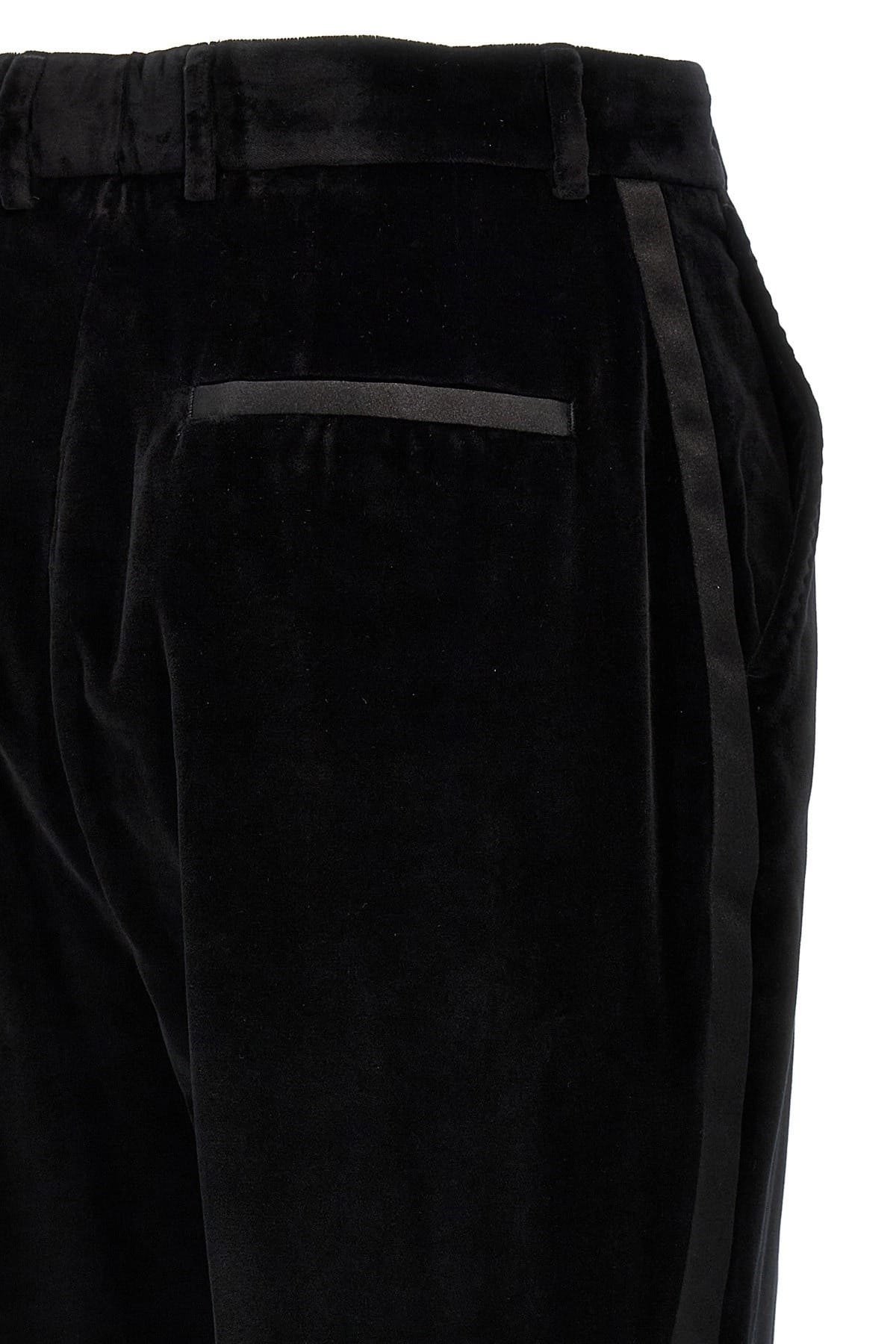 Dolce & Gabbana Dolce & Gabbana Velvet Tuxedo Pants