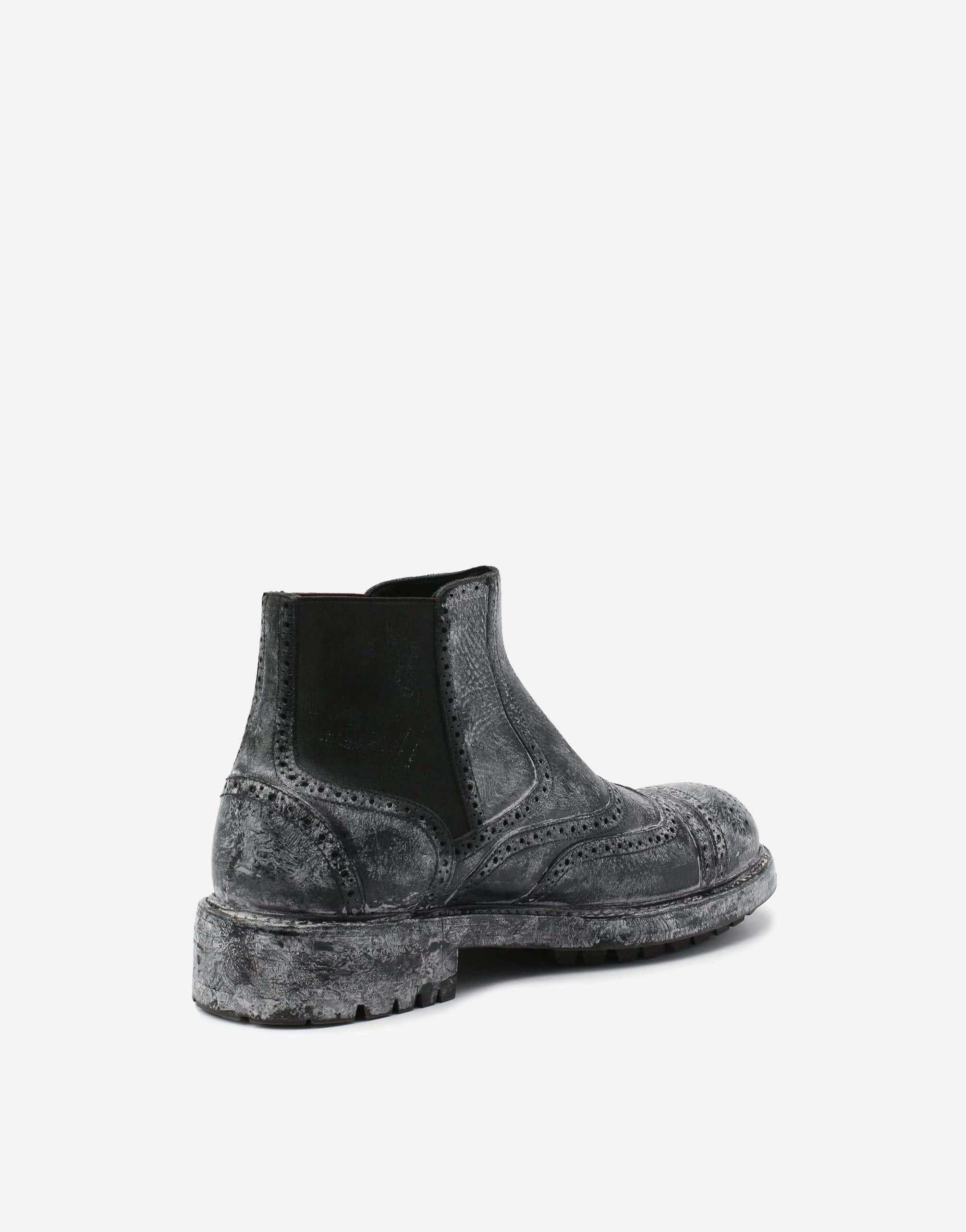 Dolce & Gabbana Vintage Effect Chelsea Boots