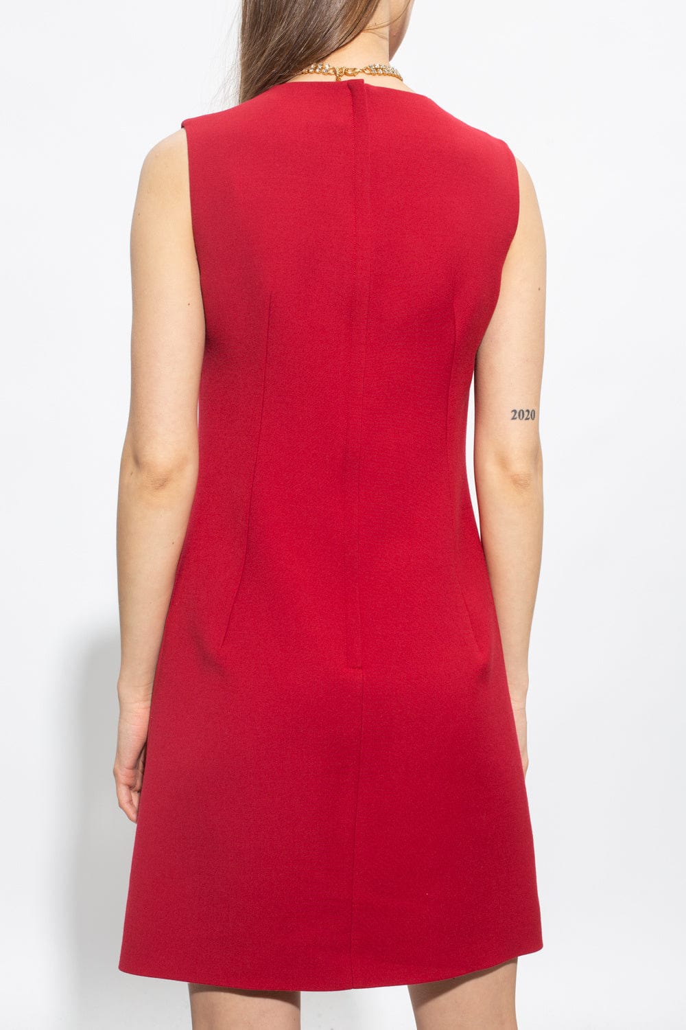 Dolce & Gabbana Virgin Wool Sheath Dress