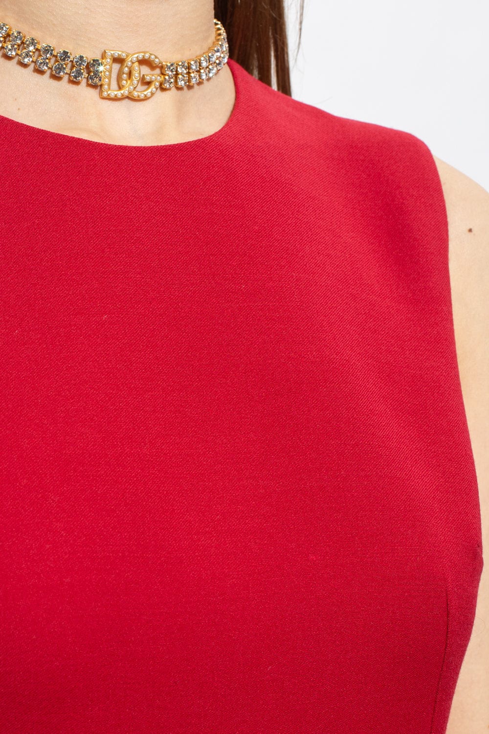 Dolce & Gabbana Virgin Wool Sheath Dress