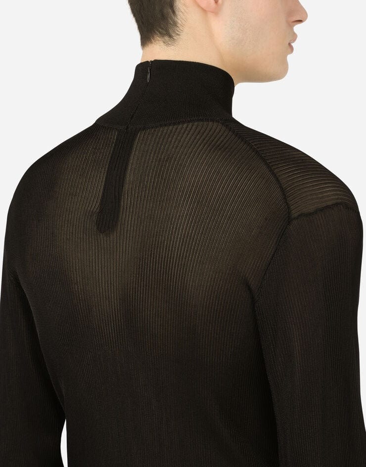 Dolce & Gabbana Viscose Turtle-Neck Sweater