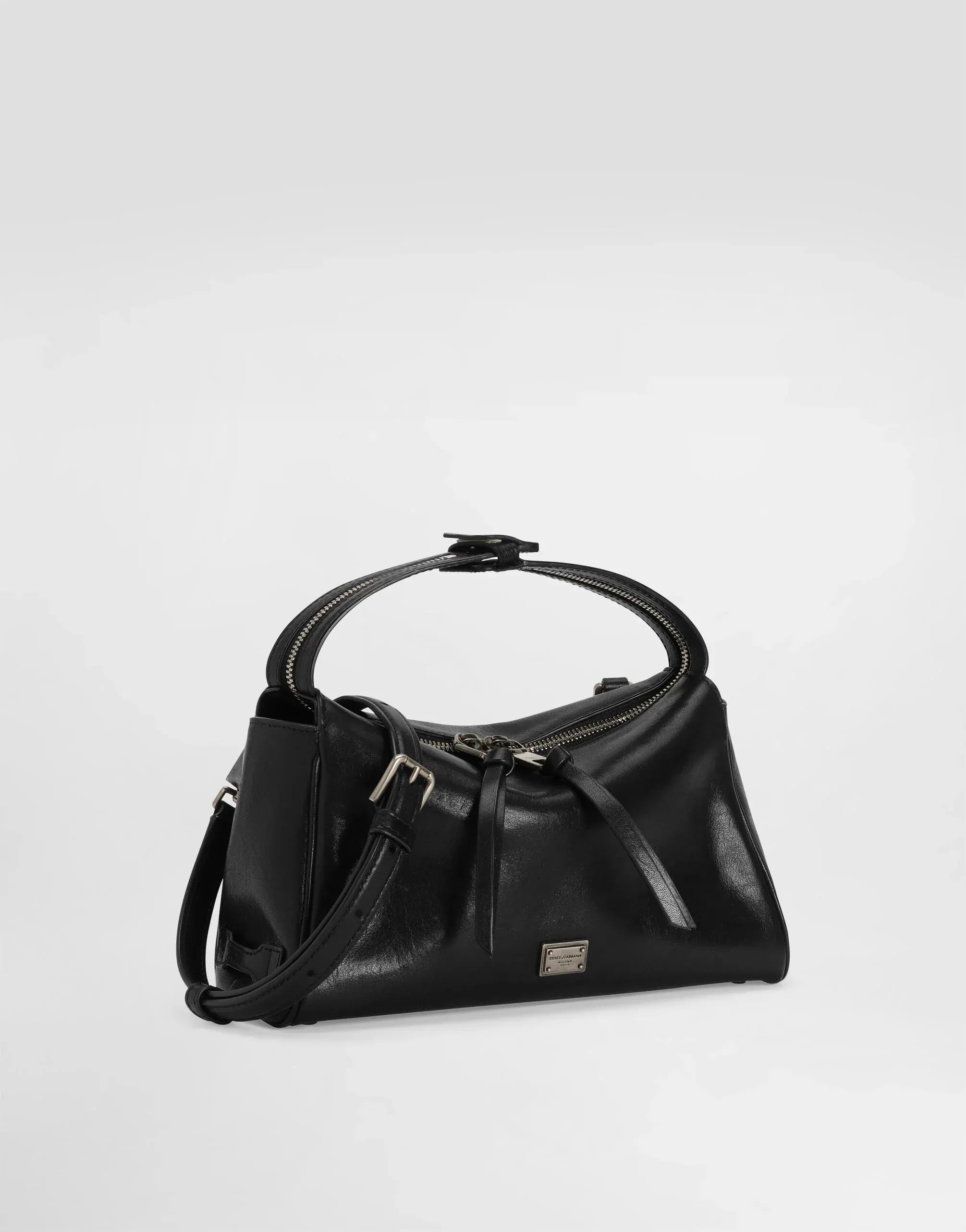Dolce & Gabbana Vittoria Tempesta Leather Shoulder Bag