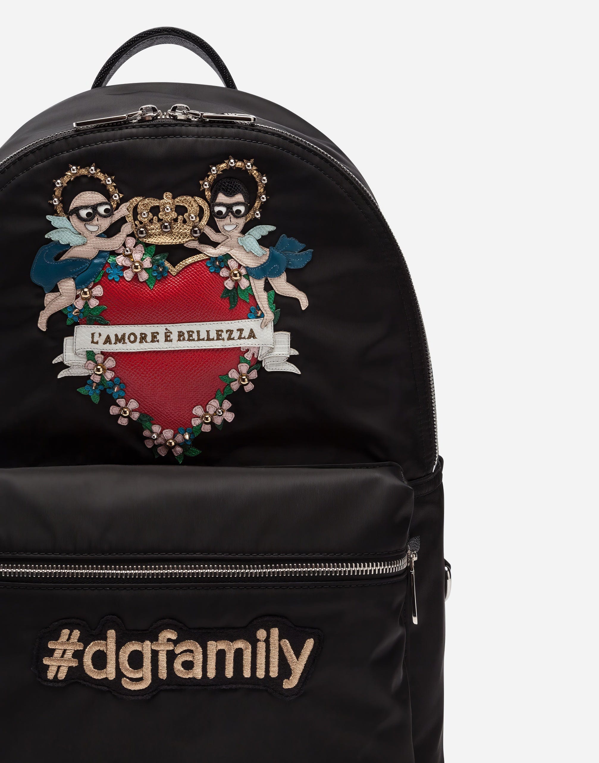 Dolce & Gabbana Vulcano Designers’ Patches Backpack