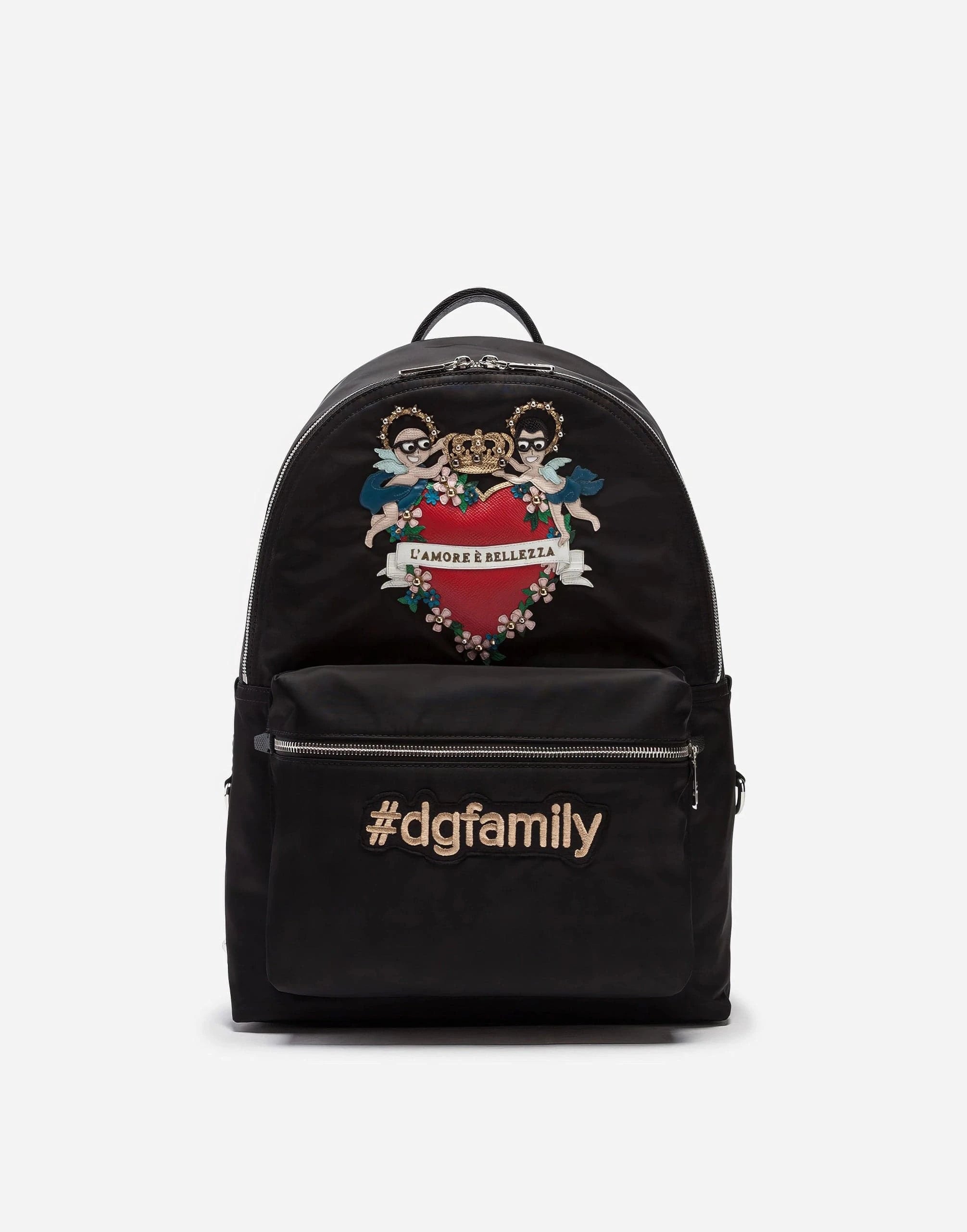 Dolce & Gabbana Vulcano Designers’ Patches Backpack
