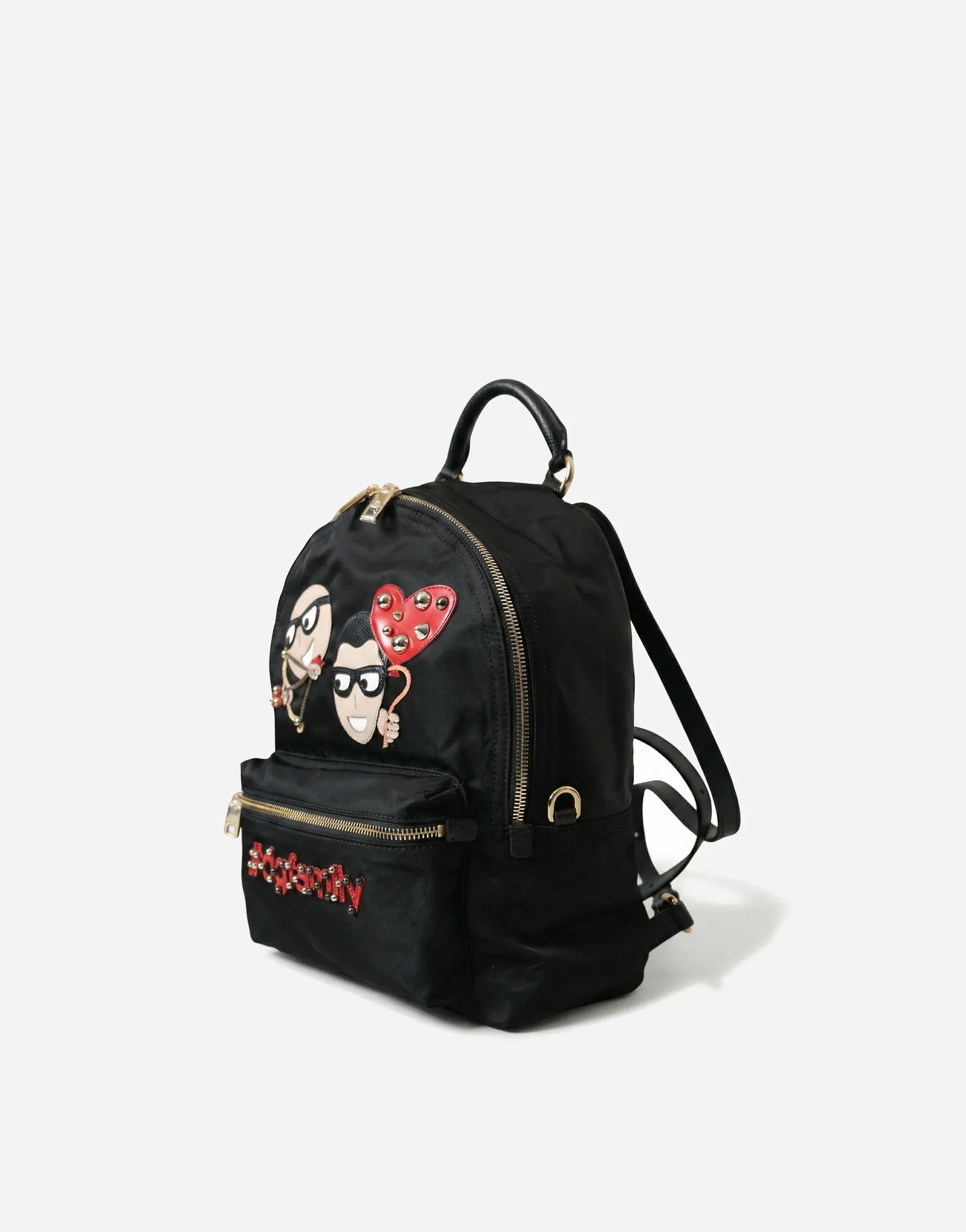 Dolce & Gabbana Vulcano #DGFamily Appliqué Backpack - alternate view