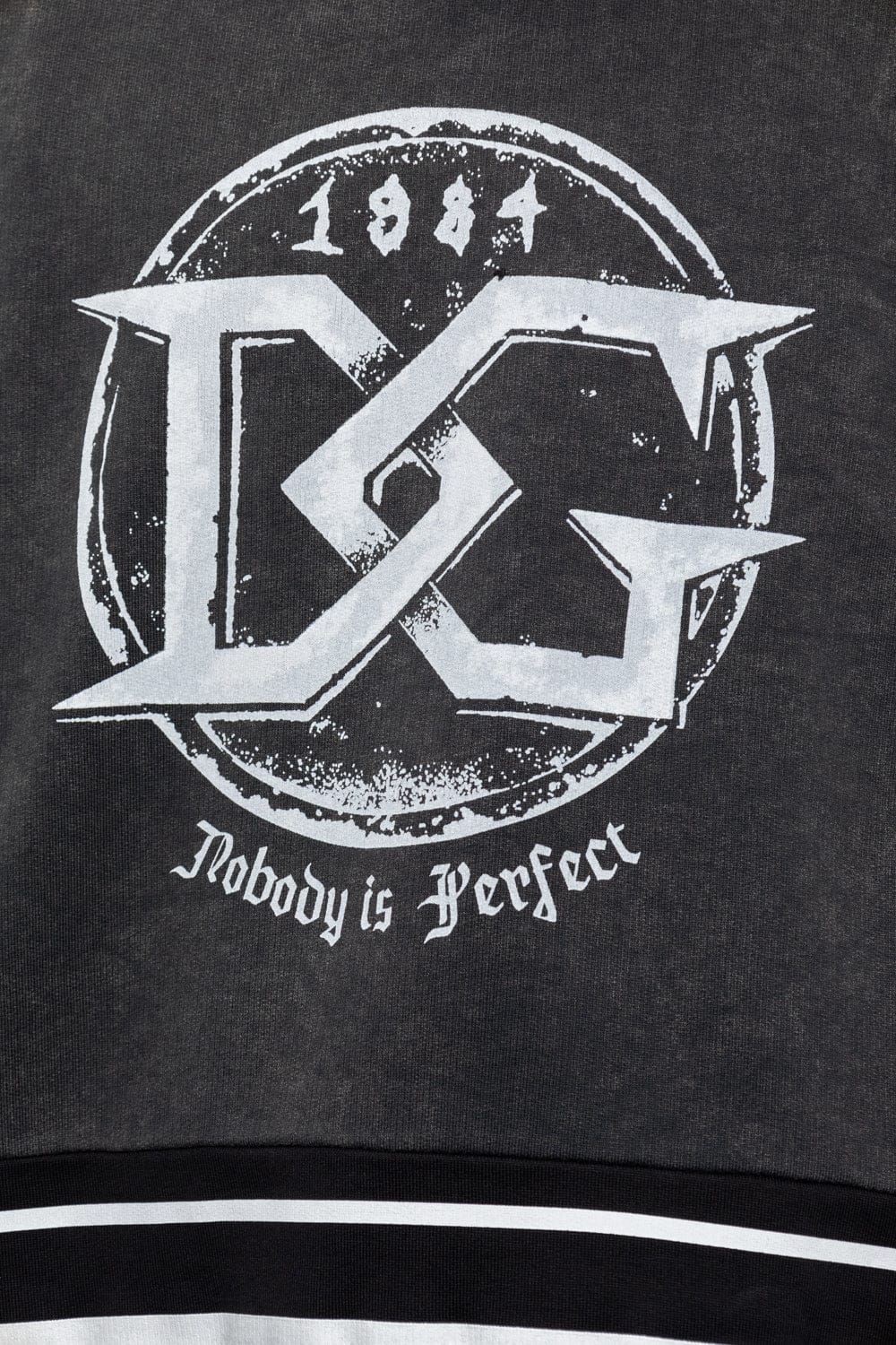 Dolce & Gabbana Washed Black Logo Sweatshirt