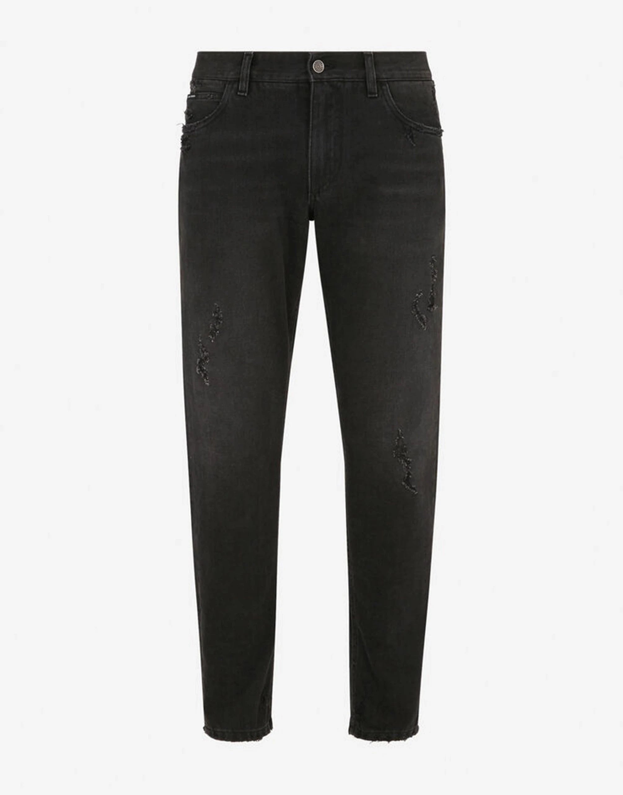 Dolce & Gabbana Washed Grey Jeans