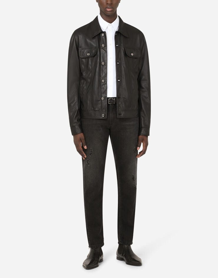 Dolce & Gabbana Washed Grey Jeans - alternate view