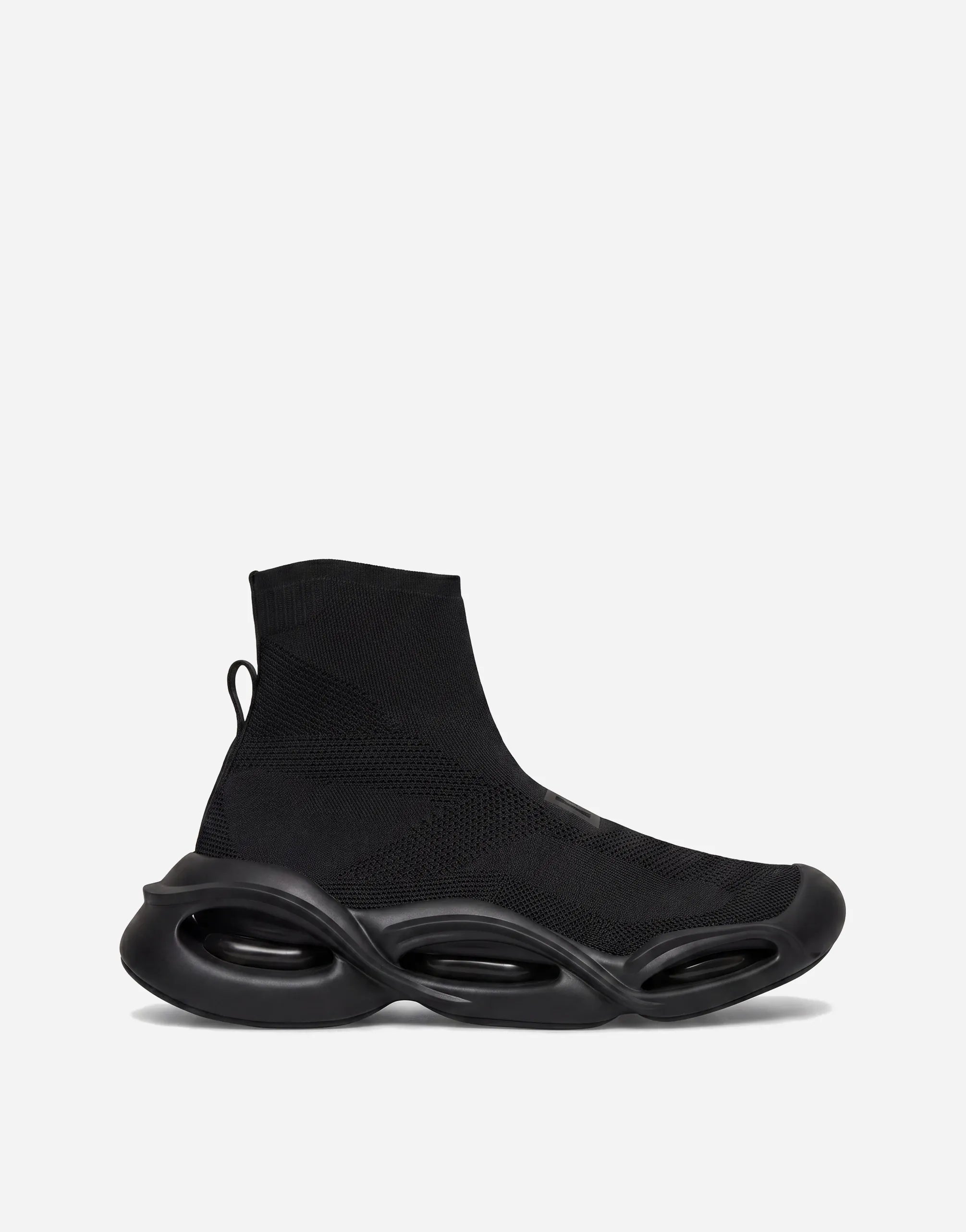 Dolce & Gabbana Dolce & Gabbana Wave Mid-Top Knit Stretch Sneakers