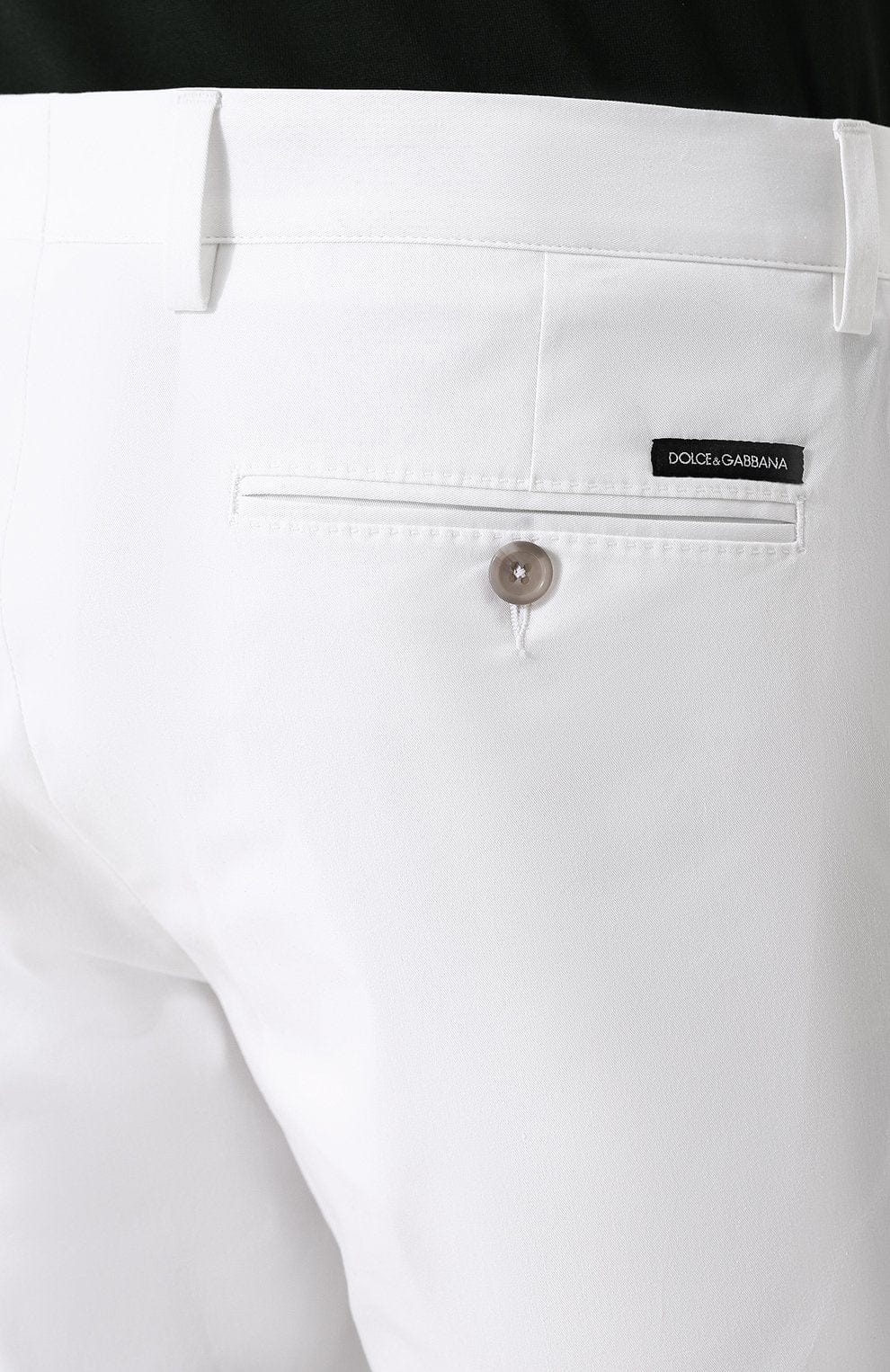 Dolce & Gabbana White Bermuda Cotton Shorts