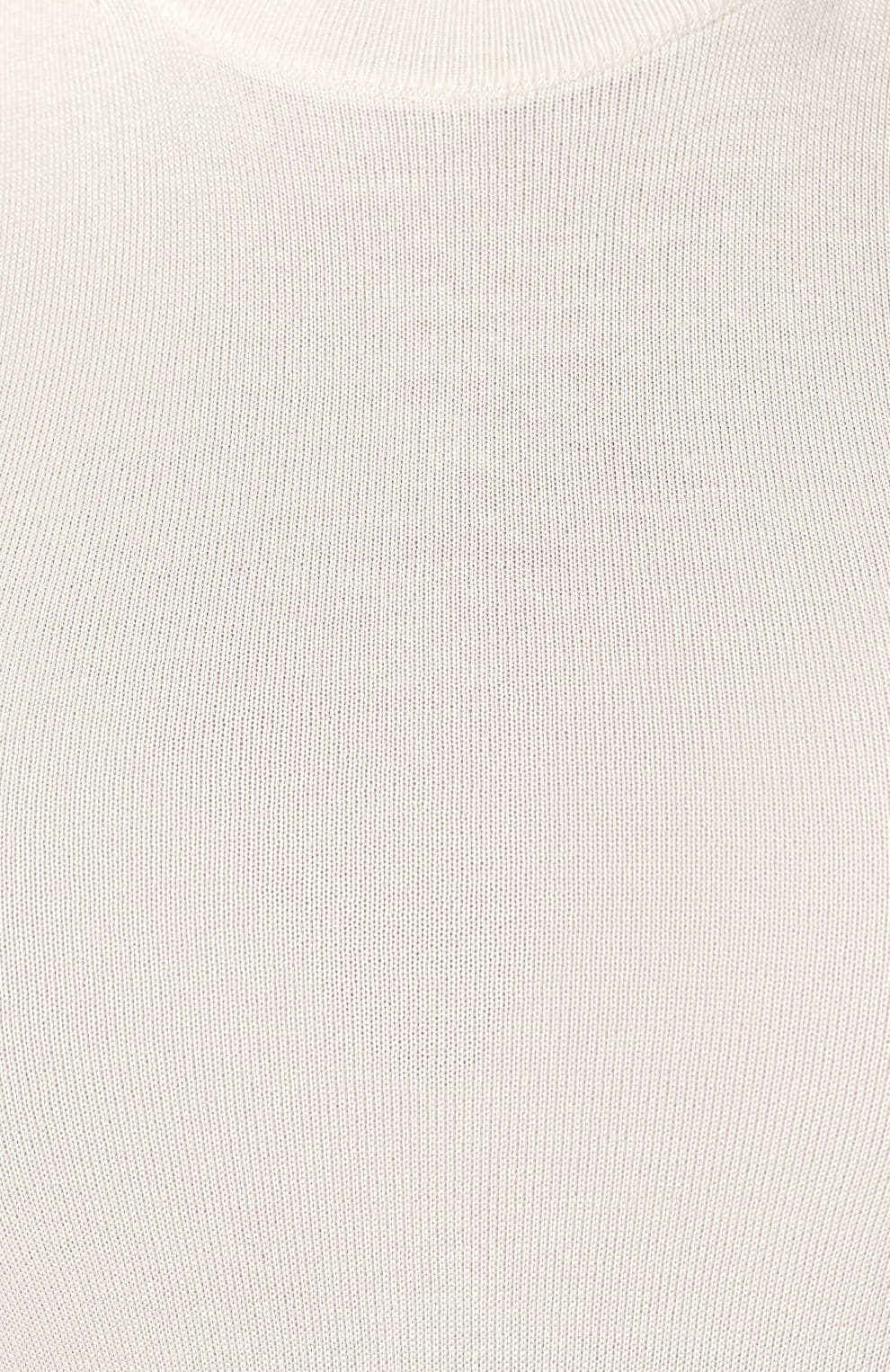 Dolce & Gabbana White Sleeveless Silk Sweater